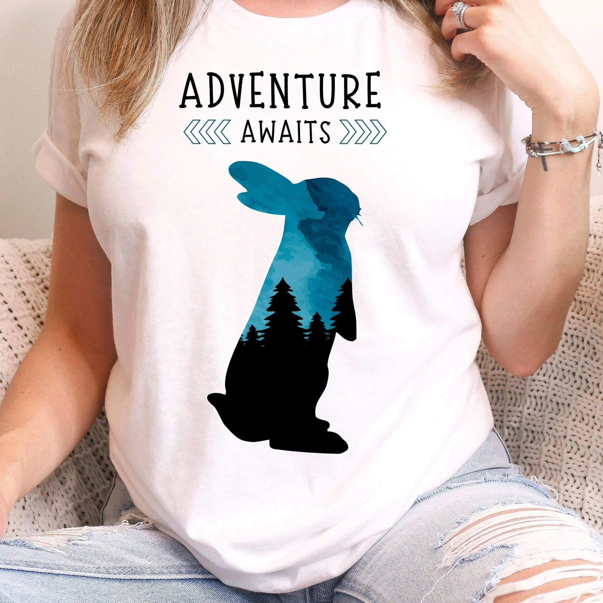 Adventure Awaits Unisex T-Shirt - Image 3