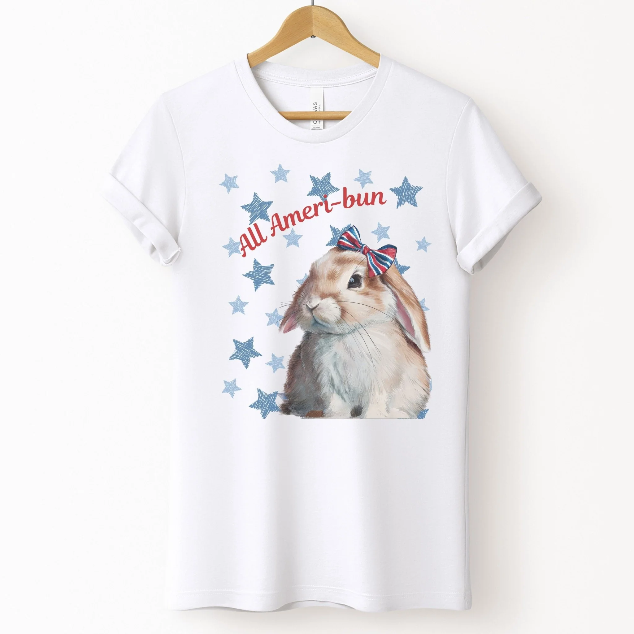 All Ameri-bun Unisex T-Shirt - Image 3