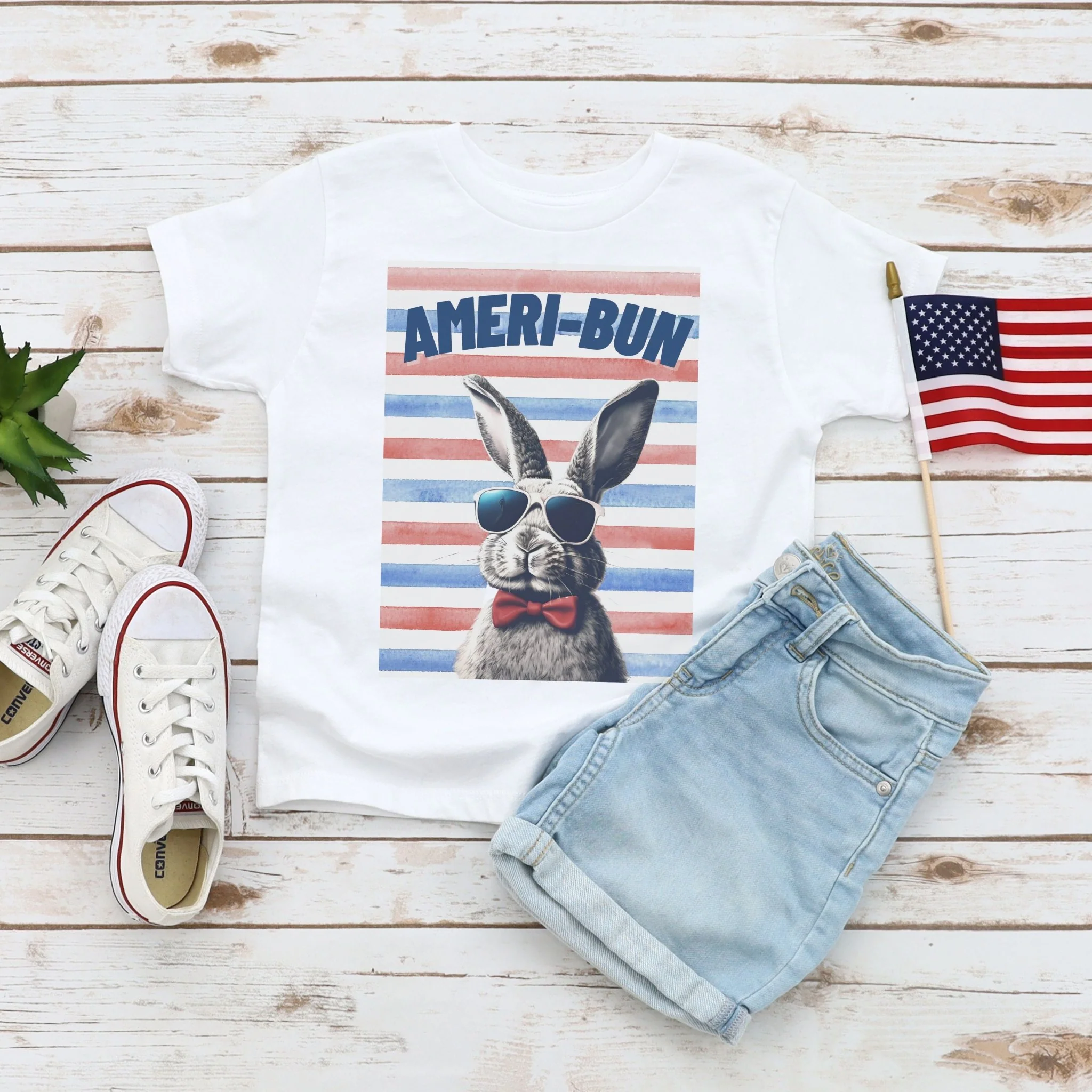 Ameri-bun Toddler Short Sleeve Tee - Image 2