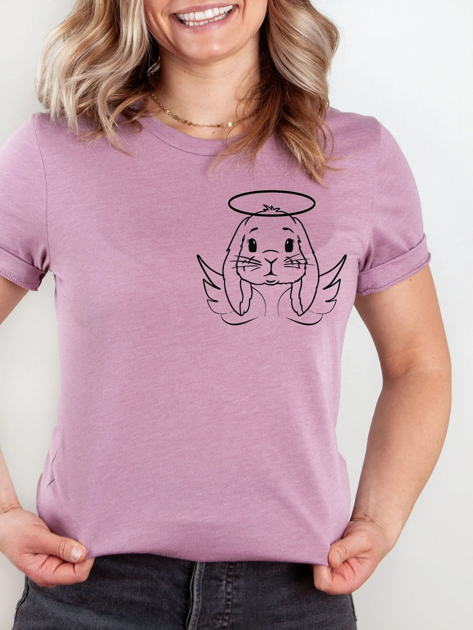 Angel Bunny Unisex T-Shirt - Image 5