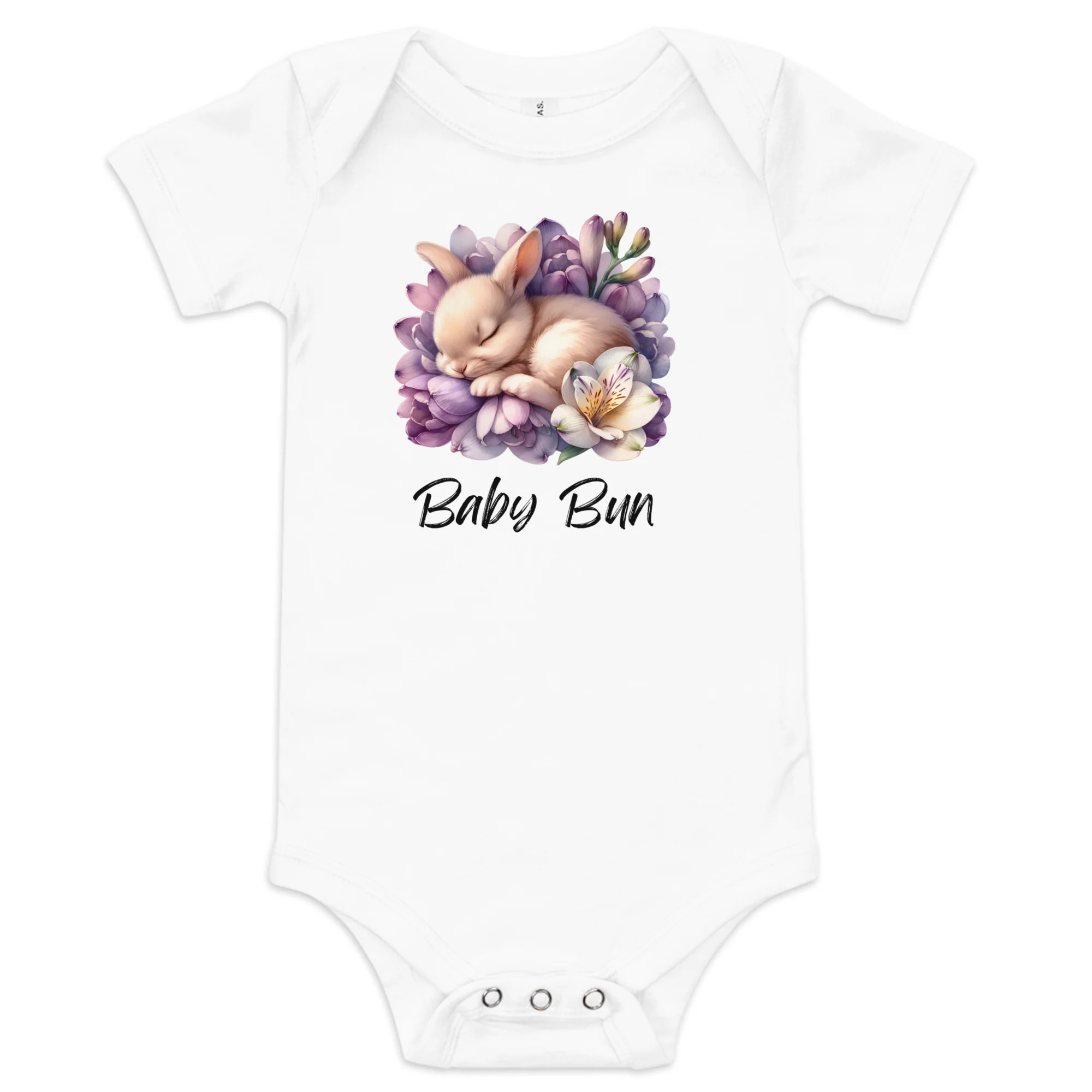 Baby Bun Short Sleeve One Piece - Image 4