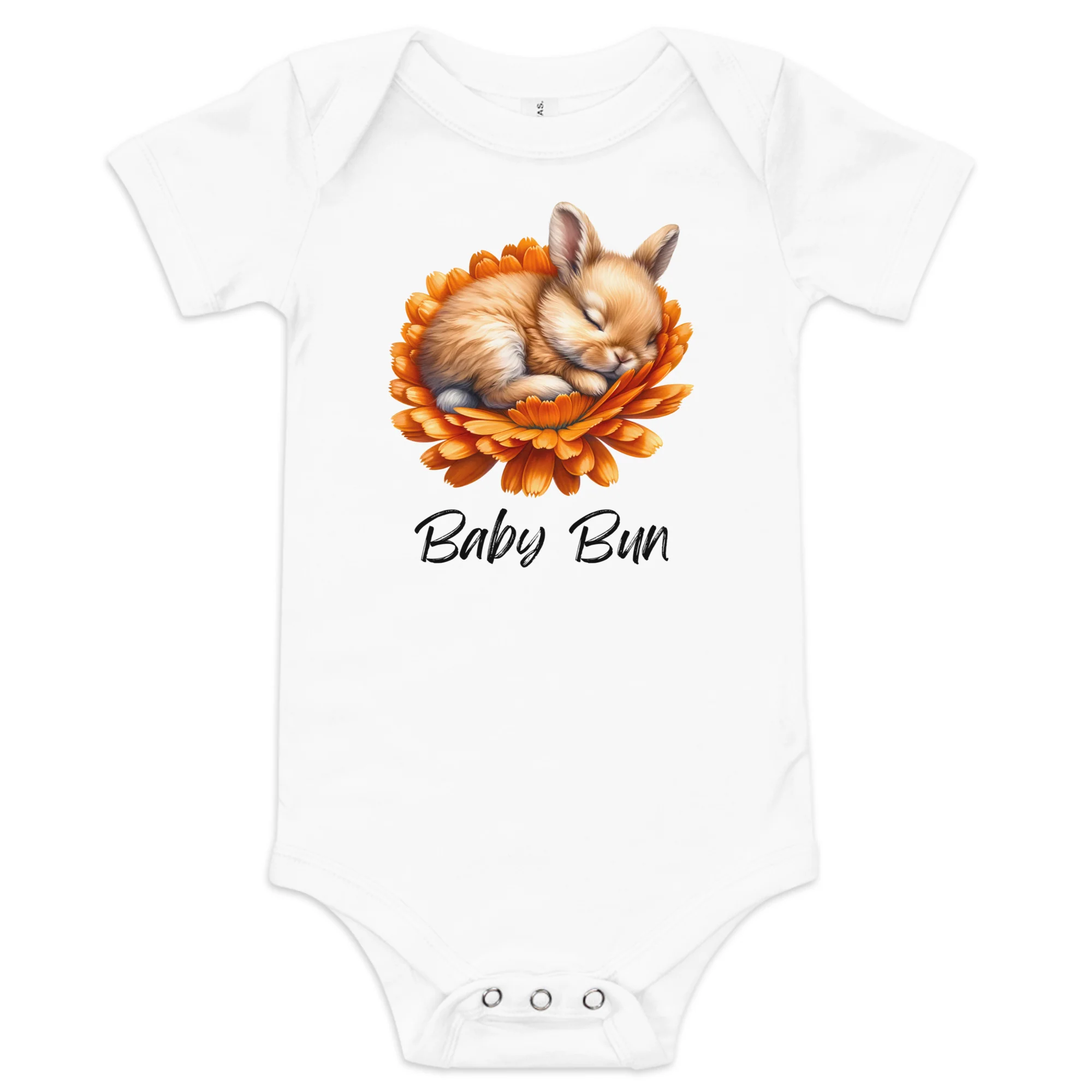 Baby Bun Short Sleeve One Piece - Image 5