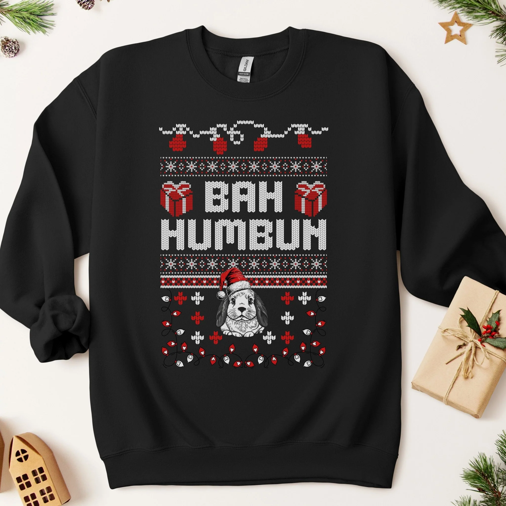 Bah Humbun Unisex Sweatshirt - Image 3