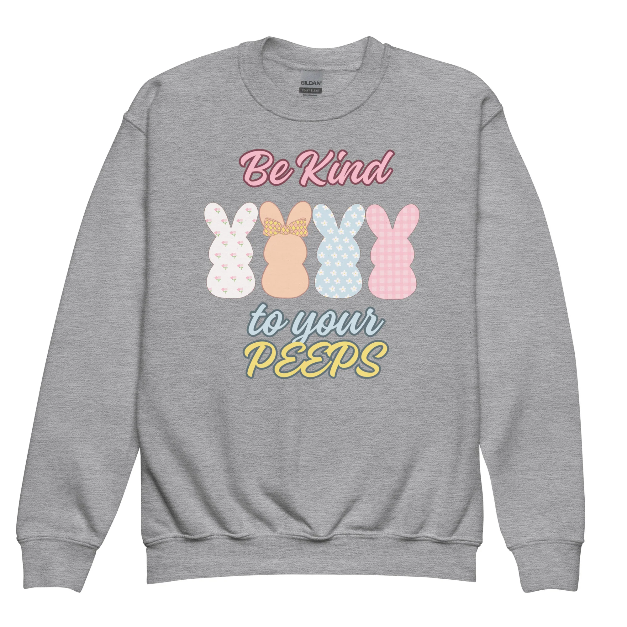 Be Kind Youth Crewneck Sweatshirt - Image 5