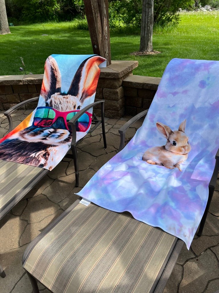 Surfin' Bunny Beach Towel - Image 4