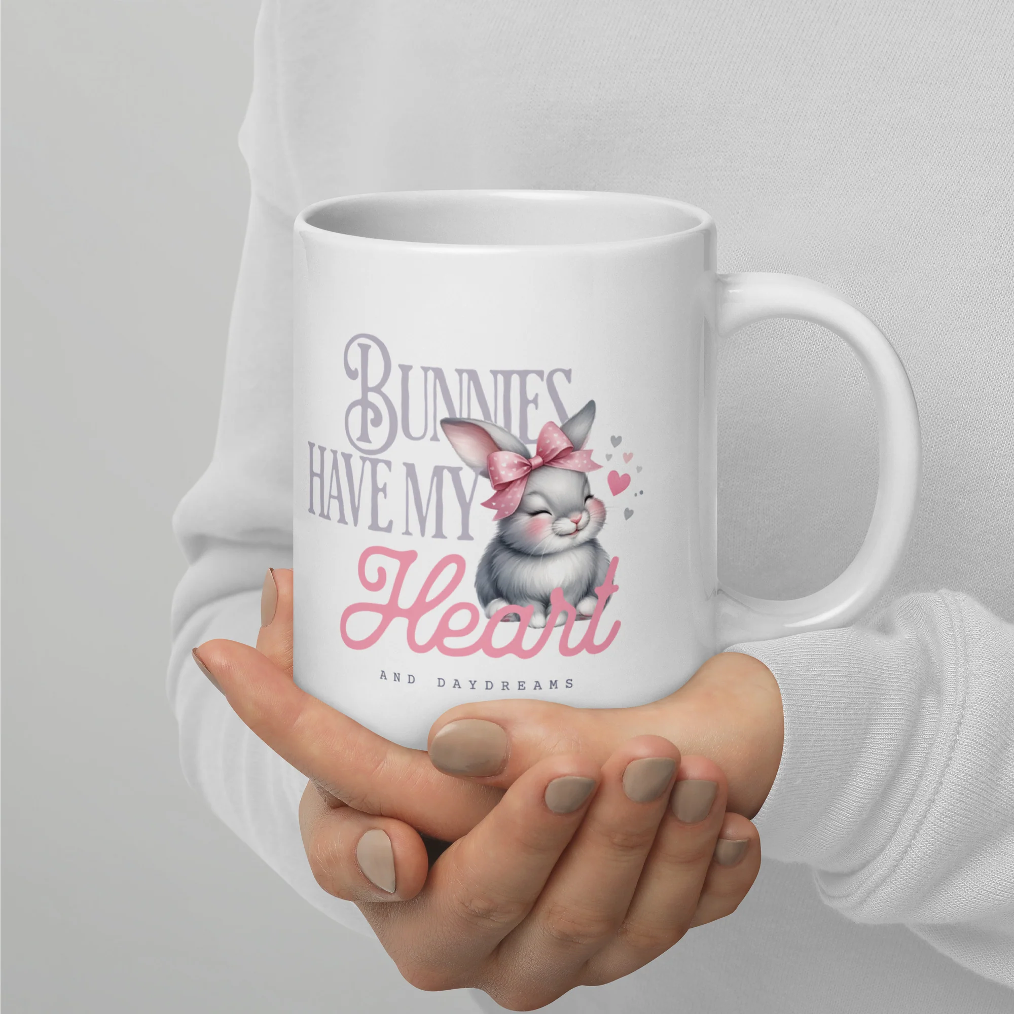 Bunnies Have My Heart Mug - Image 4