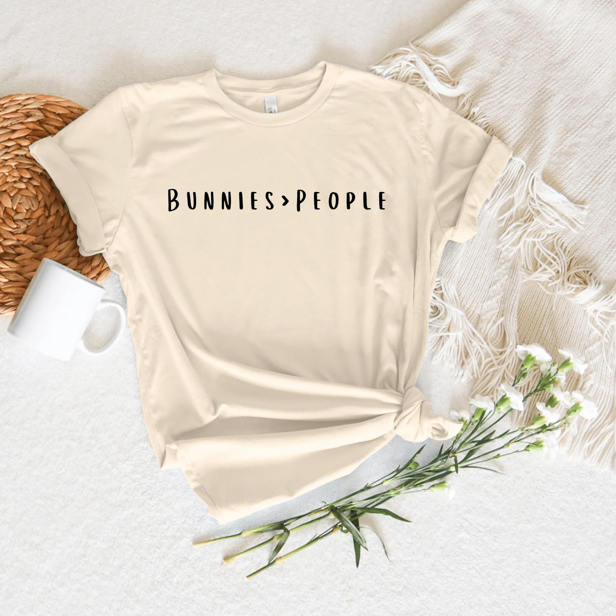 Bunnies > People Unisex T-Shirt - Image 4
