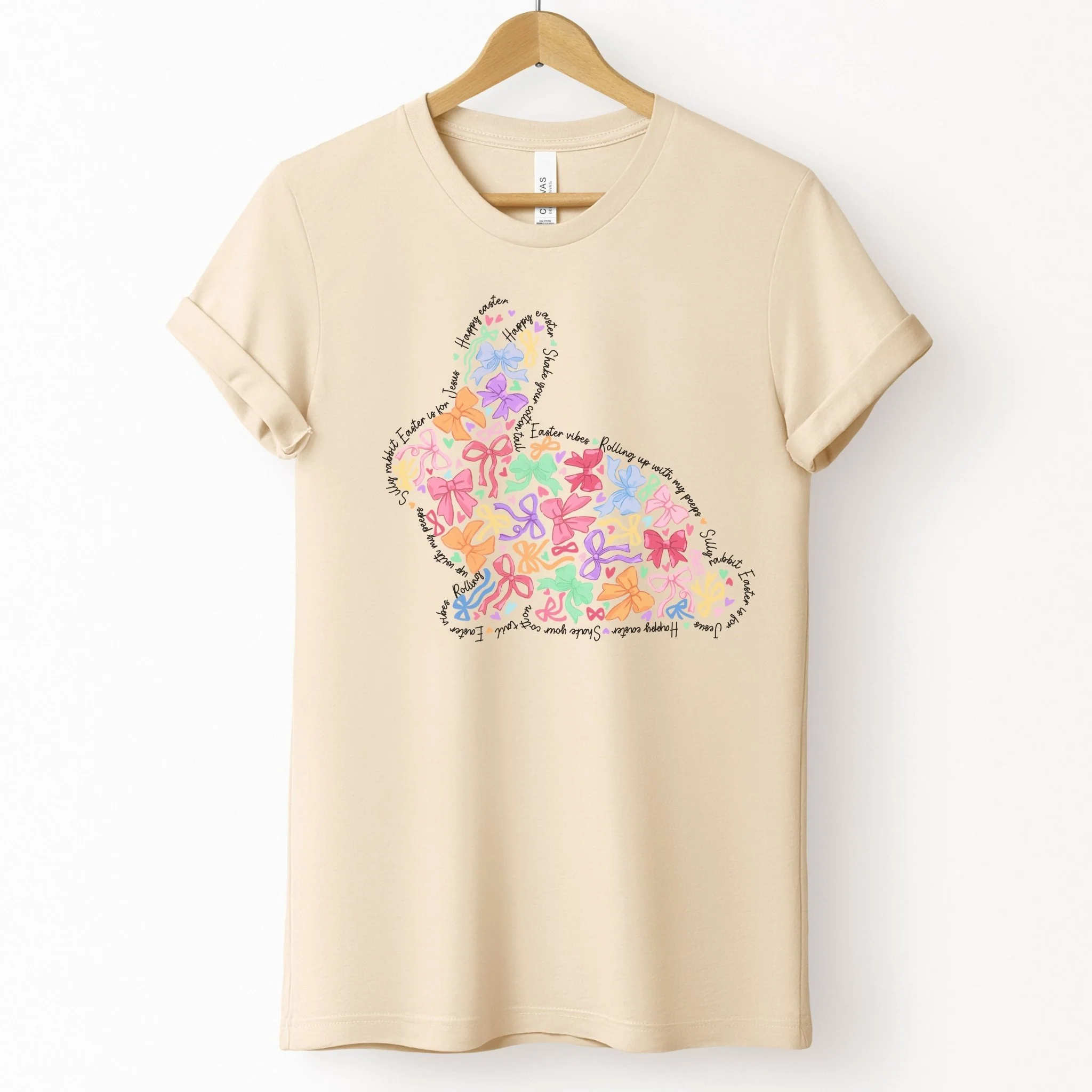 Bunny of Bows Unisex T-Shirt - Image 4