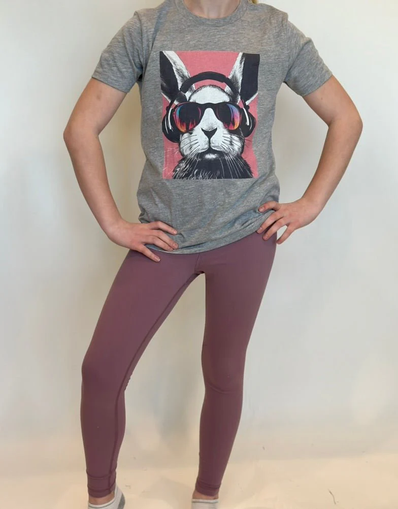 Cool Bunny Youth Short Sleeve T-Shirt - Image 3
