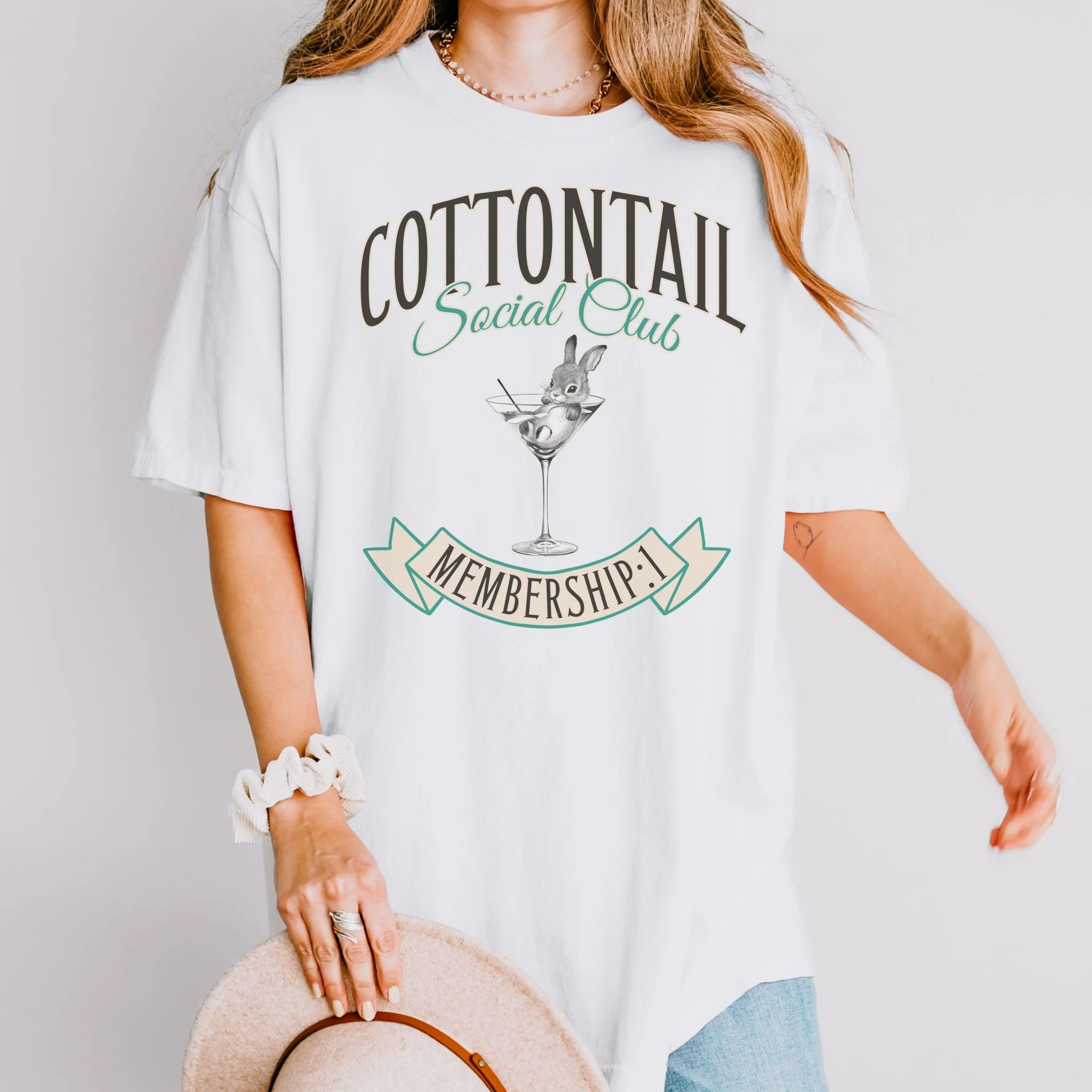 Cottontail Social Club Unisex Garment-dyed Heavyweight T-Shirt - Image 3