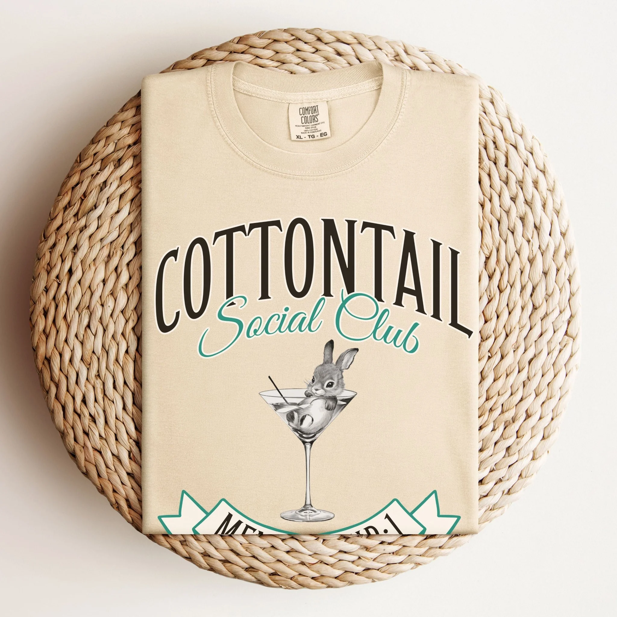 Cottontail Social Club Unisex Garment-dyed Heavyweight T-Shirt - Image 6