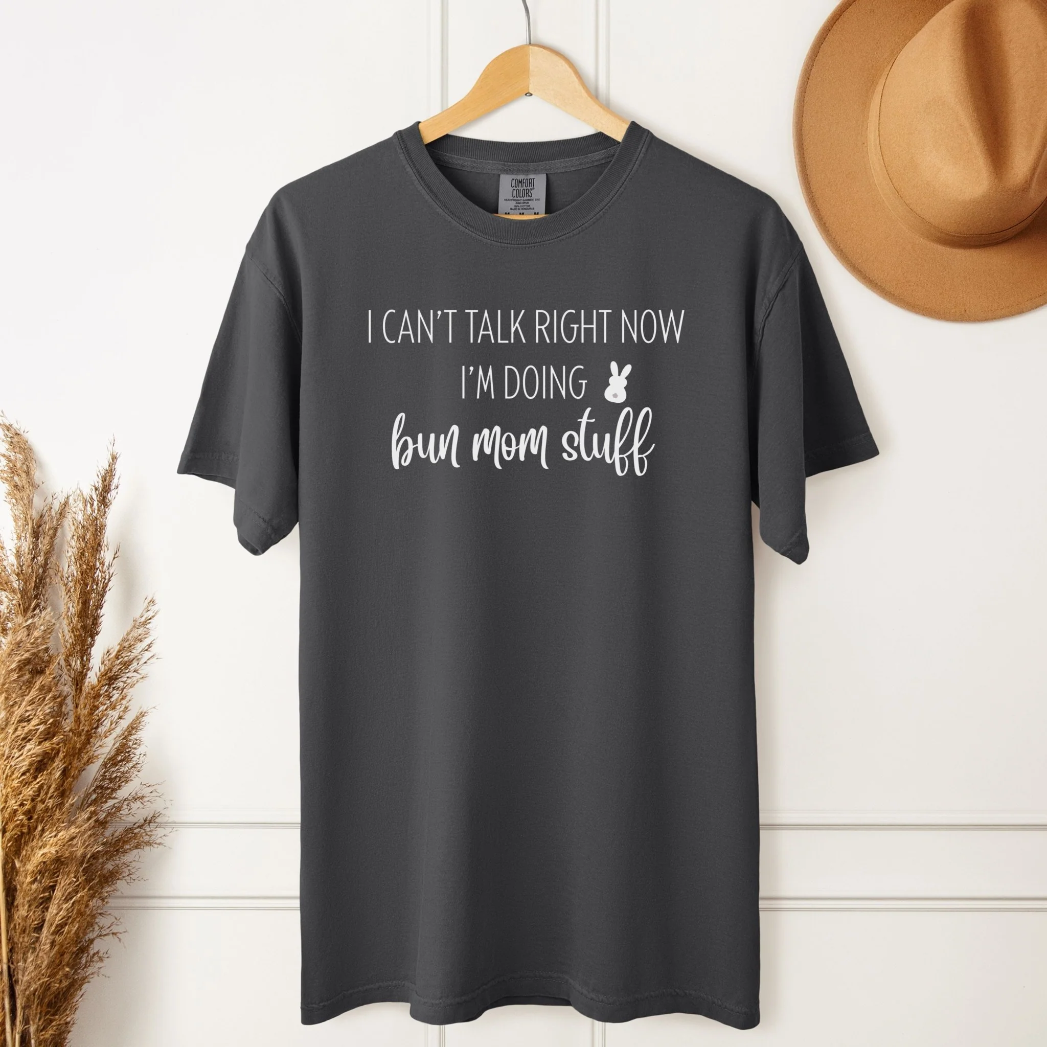 Doing Bun Mom Stuff Unisex Garment-dyed Heavyweight T-Shirt - Image 6