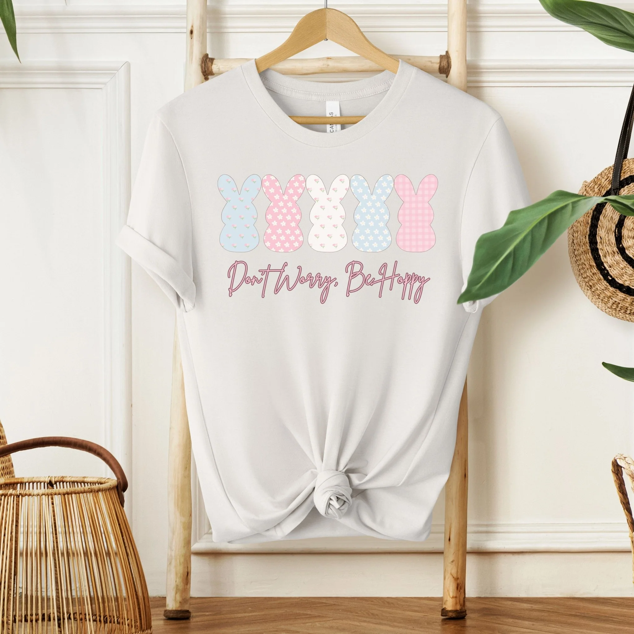 Don't Worry, Be Hoppy Unisex T-Shirt - Image 3