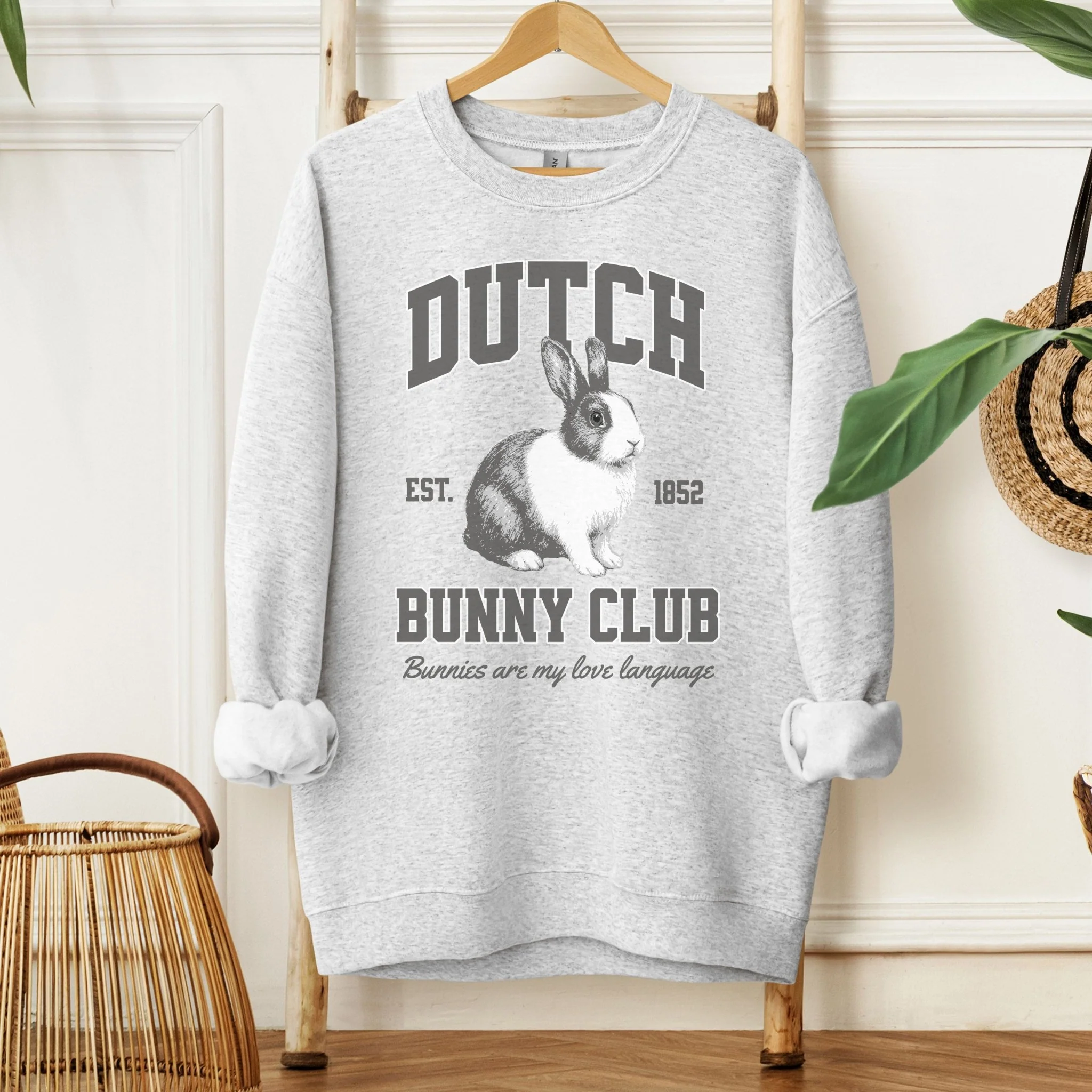 Dutch Bunny Club Unisex Sweatshirt - Image 5