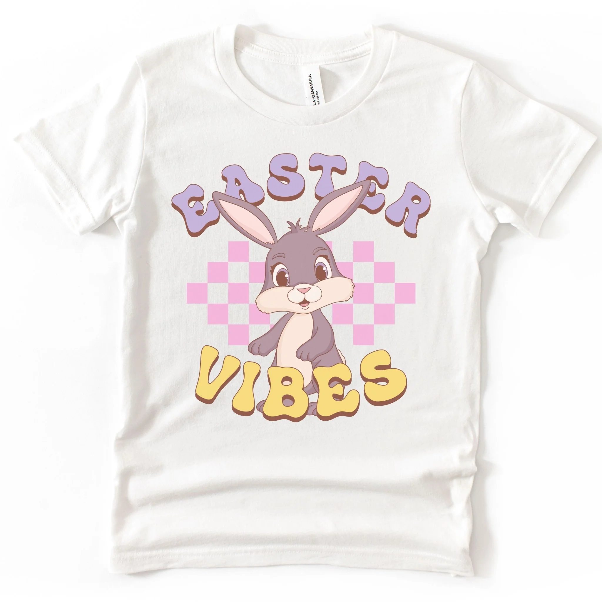 Easter Vibes Youth Short Sleeve T-Shirt - Image 3