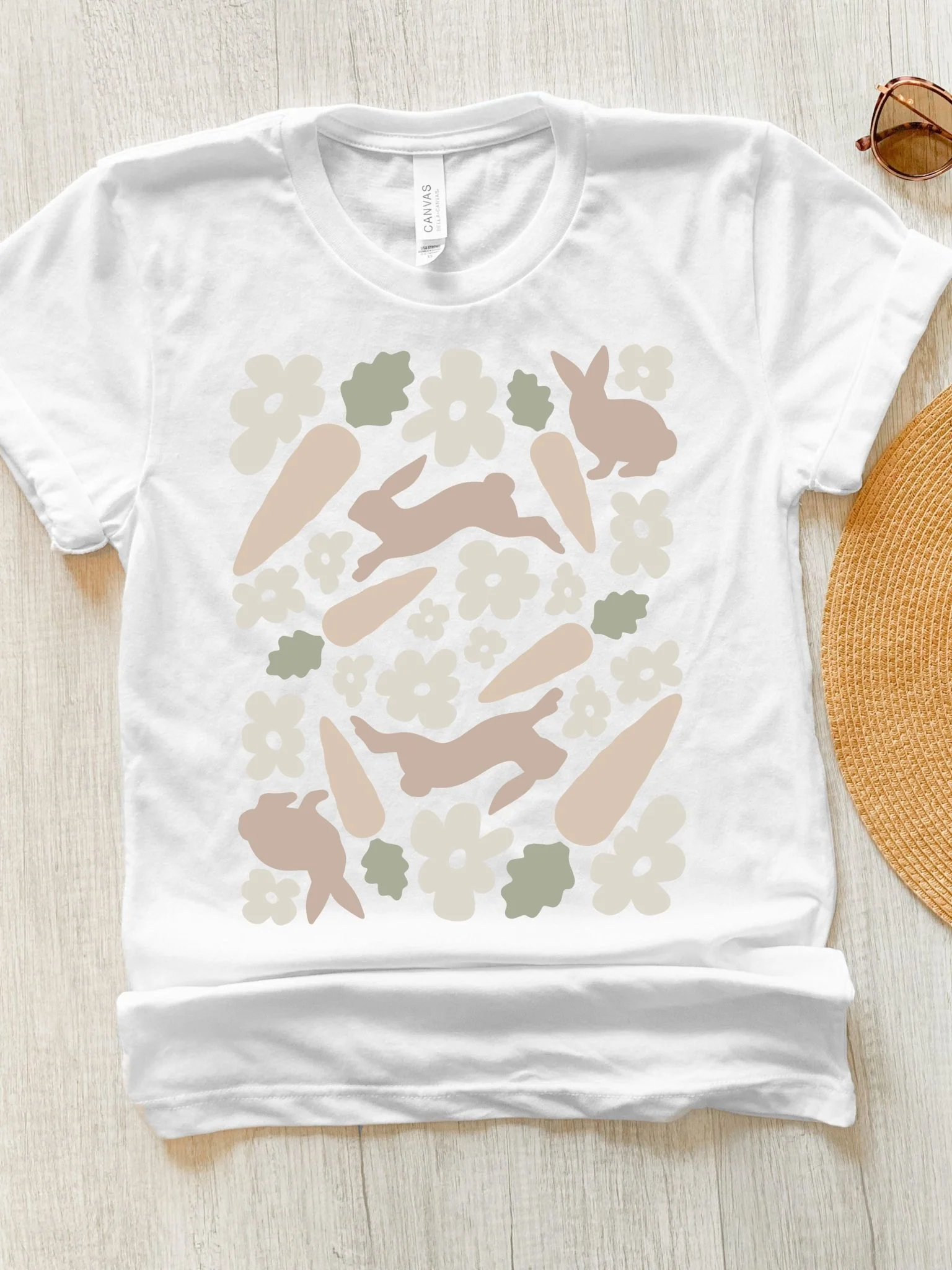 Floral Motif Unisex T-Shirt - Image 3