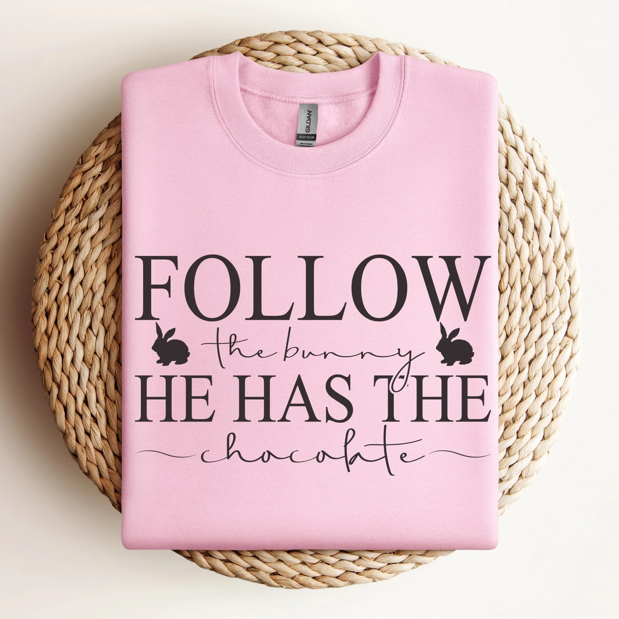 Follow the Bunny Unisex Sweatshirt - Image 3