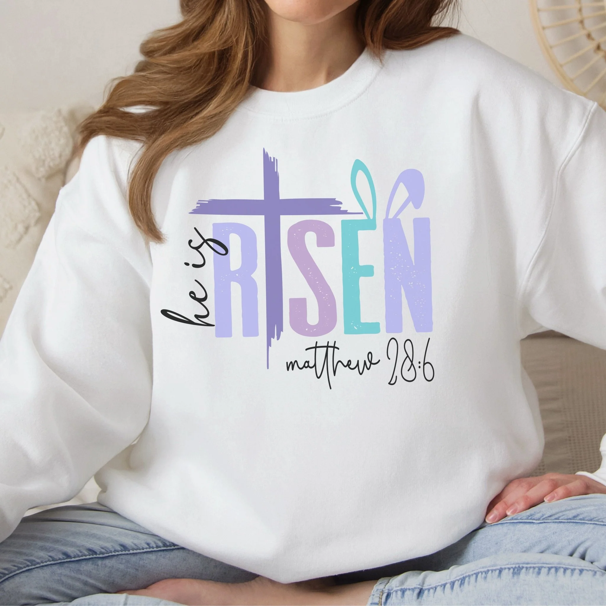 He is Risen Unisex Sweatshirt - Image 3
