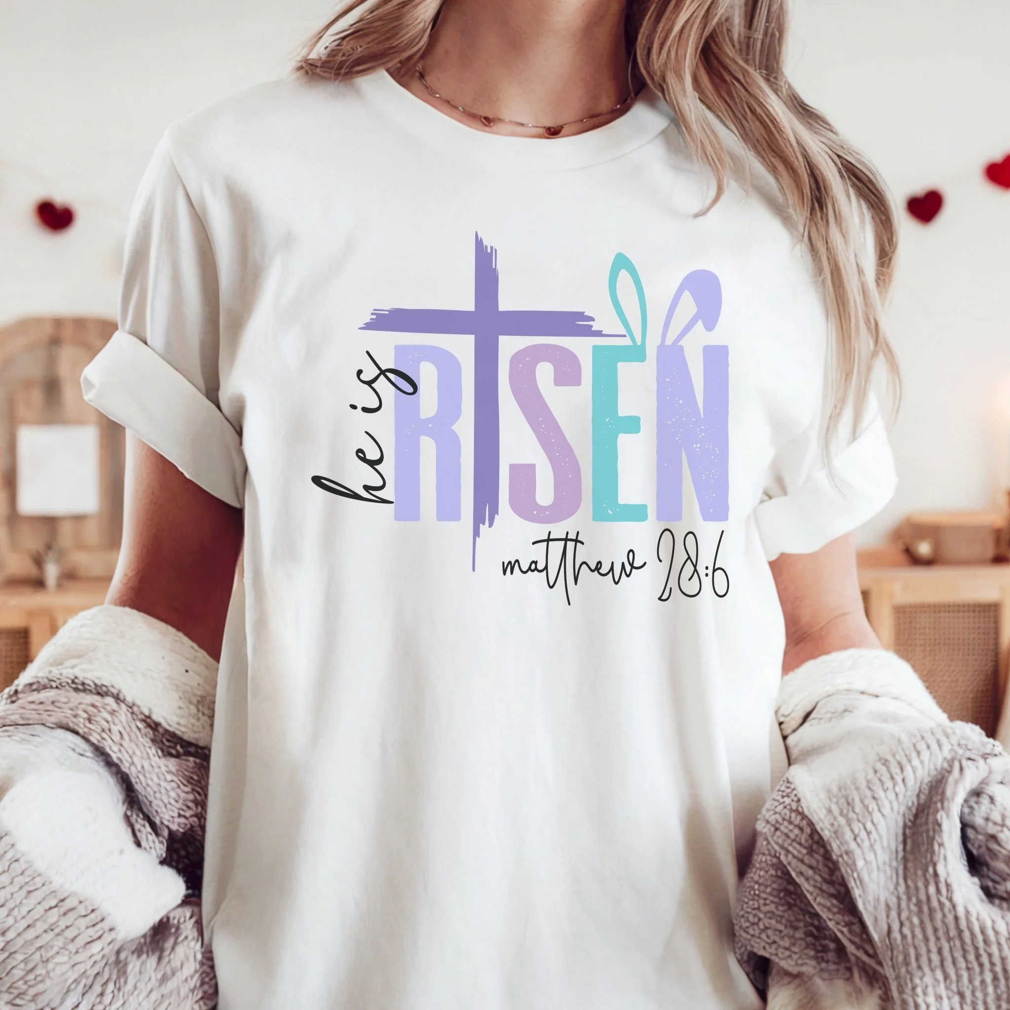 He is Risen Unisex T-Shirt - Image 2