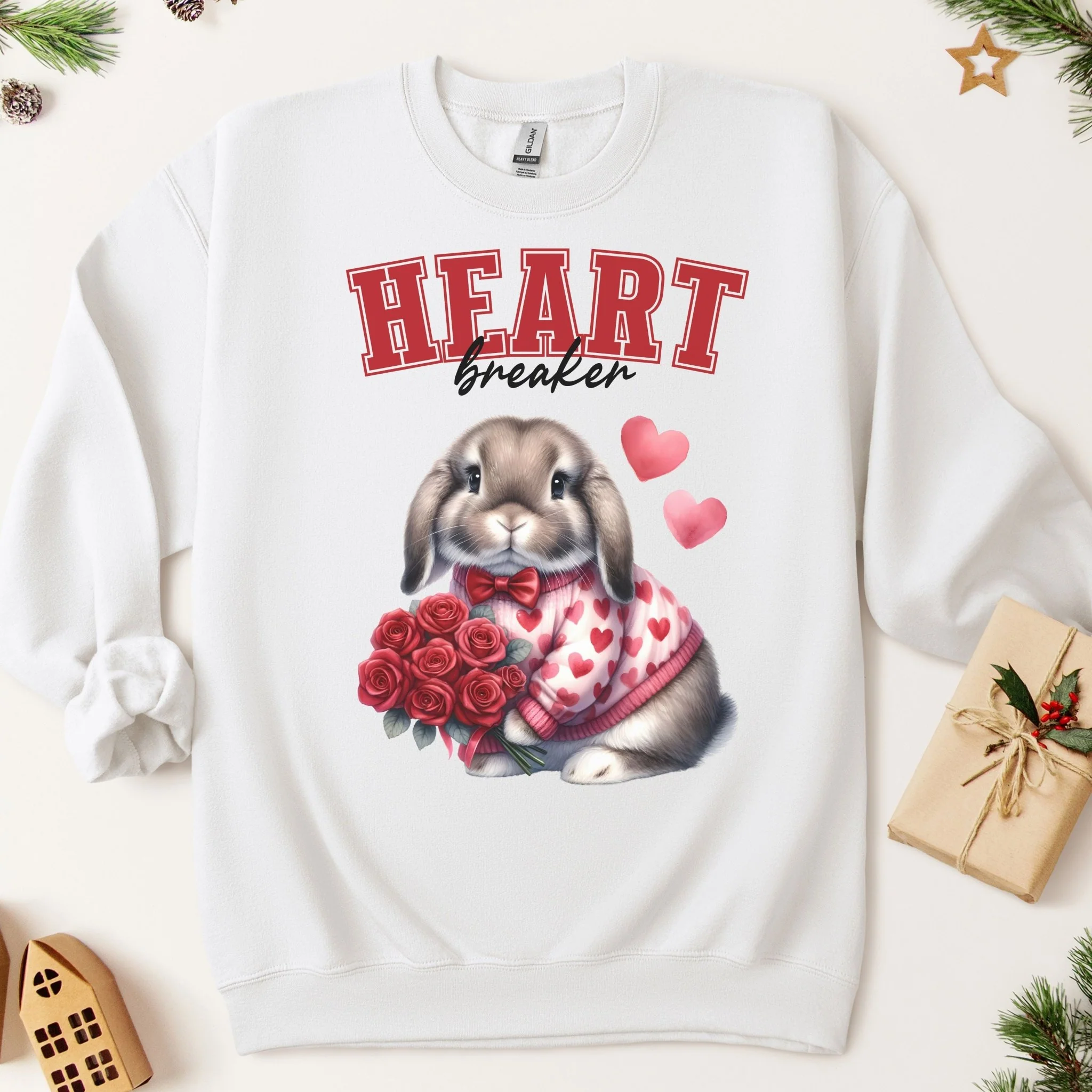 Heartbreaker-Lop Design Unisex Sweatshirt - Image 4