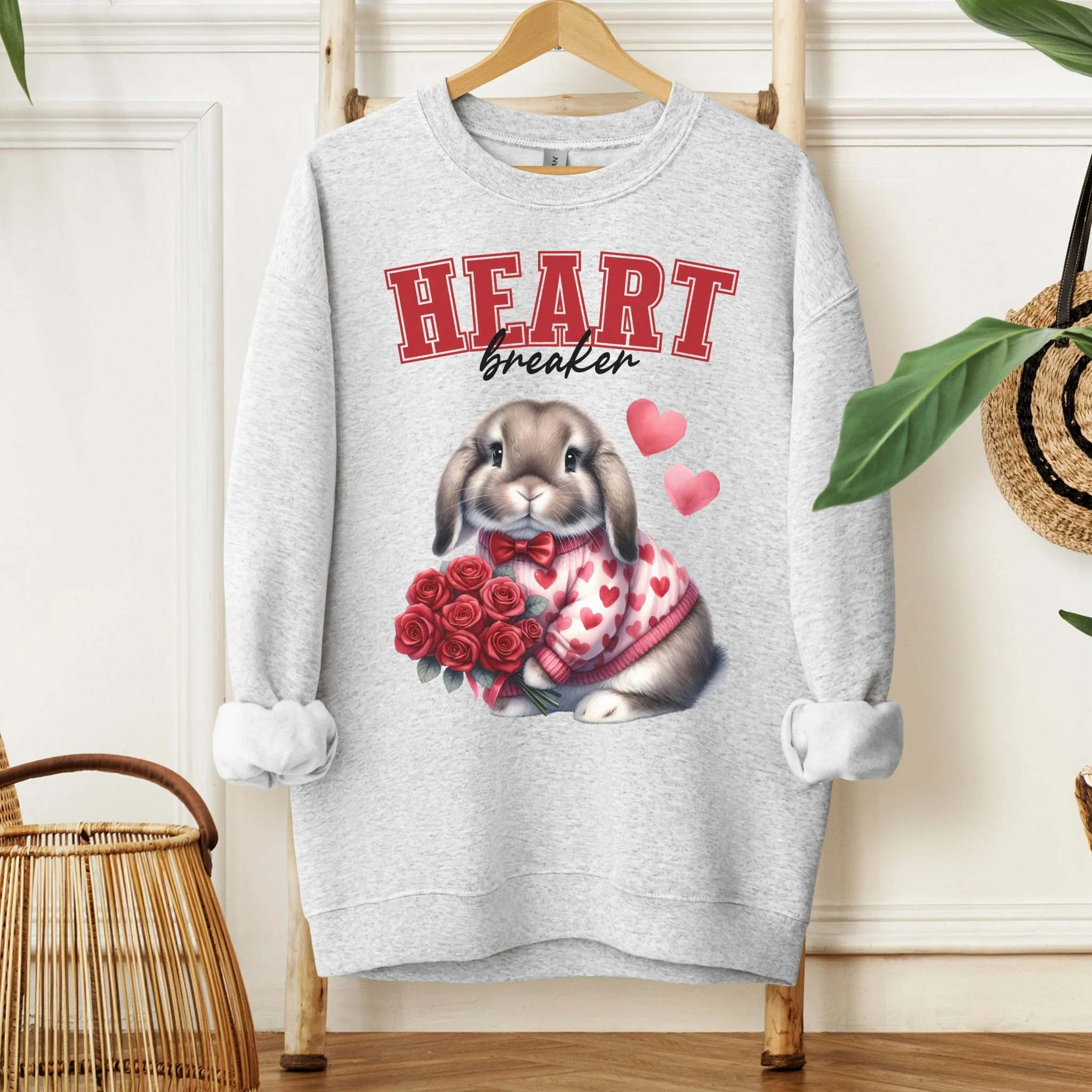 Heartbreaker-Lop Design Unisex Sweatshirt - Image 6