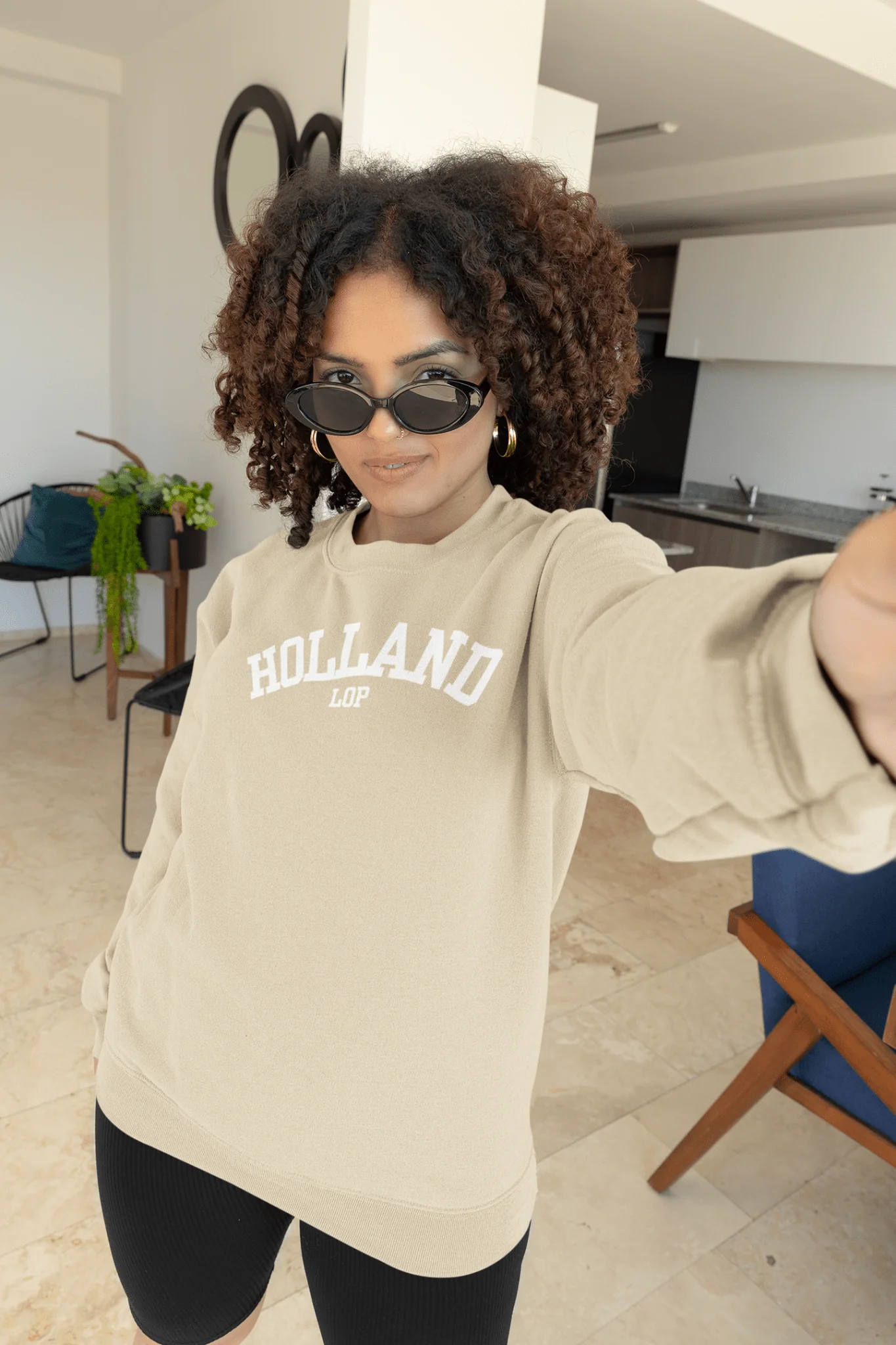 Holland Lop Unisex Sweatshirt - Image 3