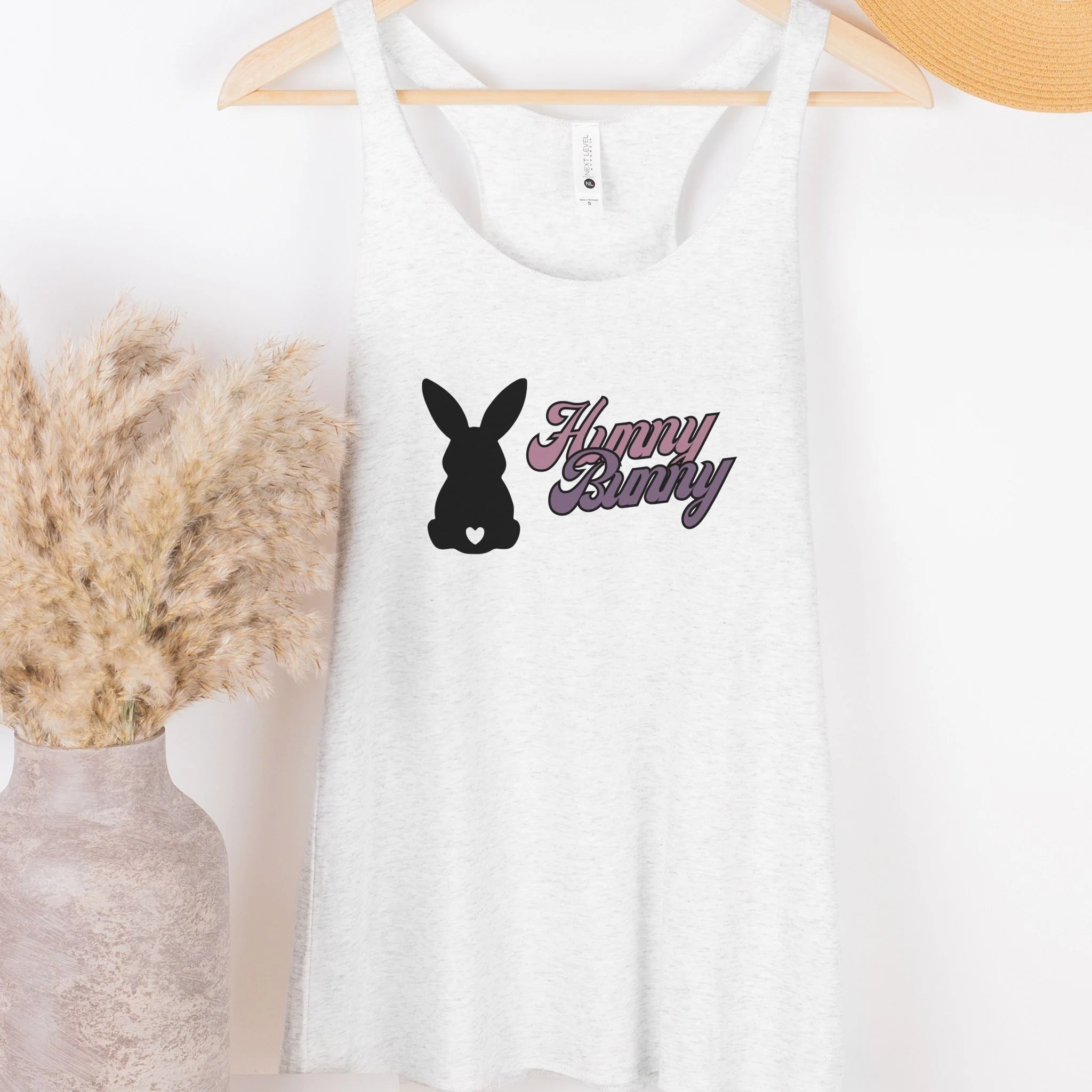 Hunny Bunny Women's Racerback Tank - Image 4