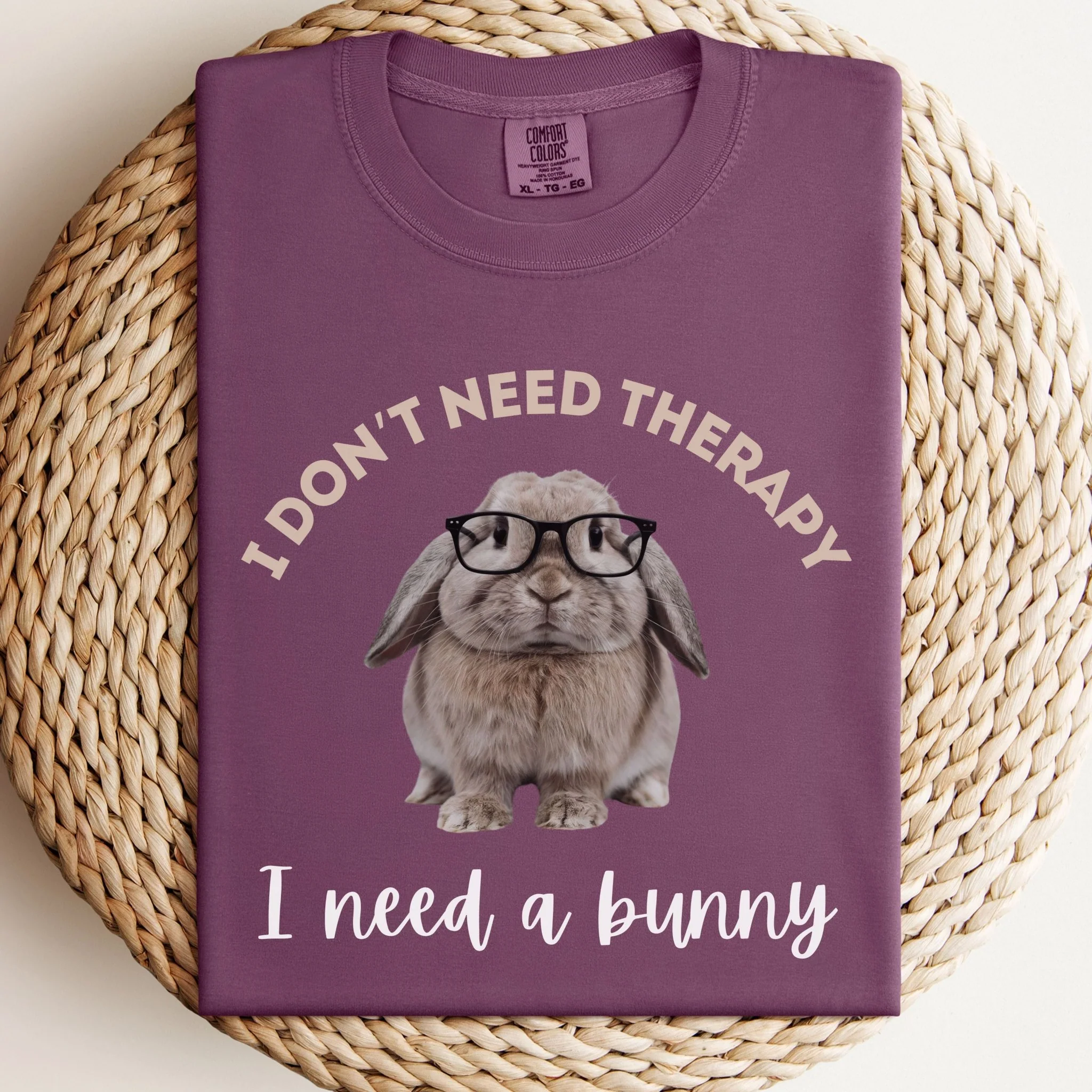 I Don't Need Therapy Unisex Garment-dyed Heavyweight T-Shirt - Image 4