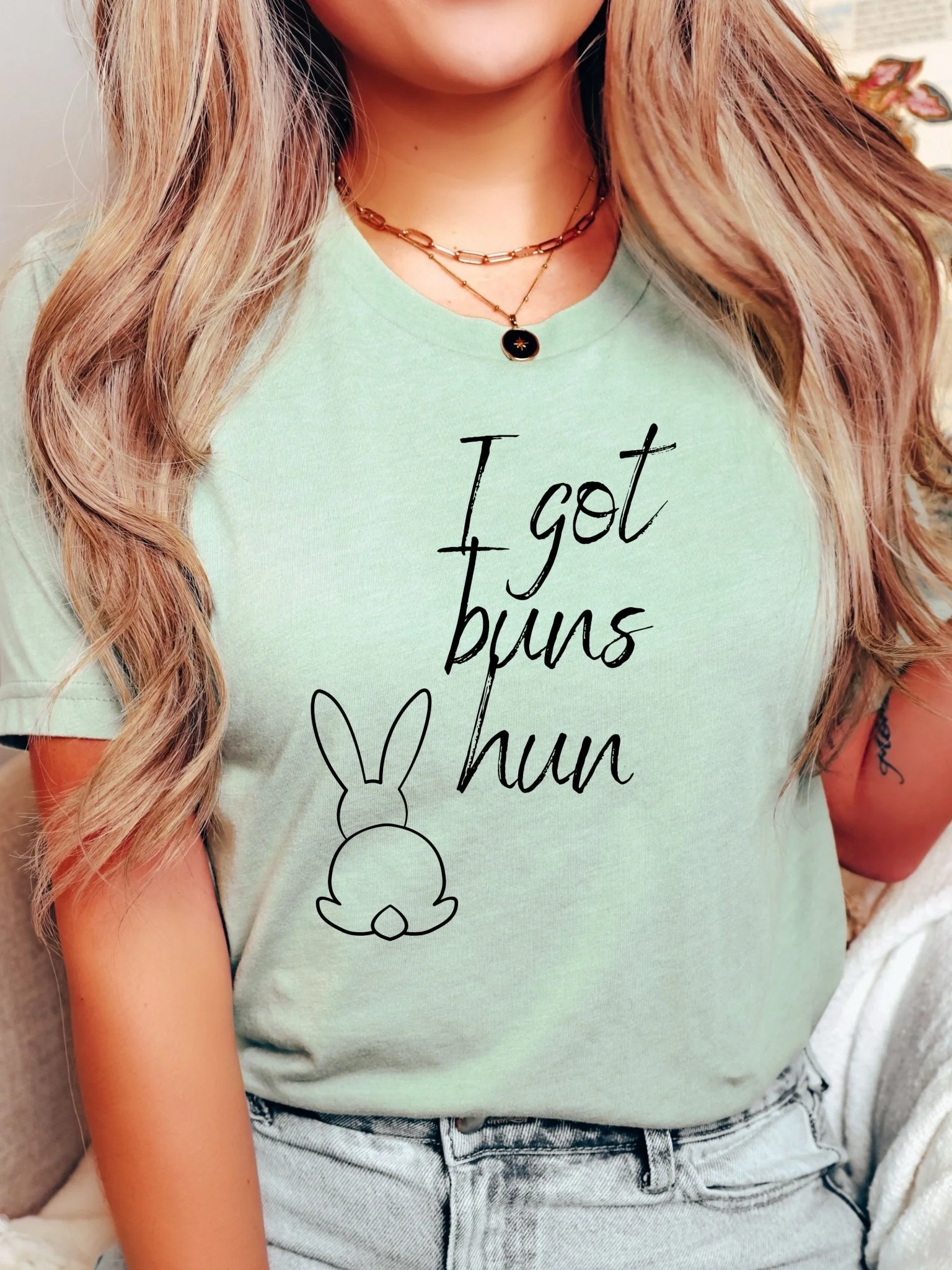 I Got Buns Unisex T-shirt - Image 4