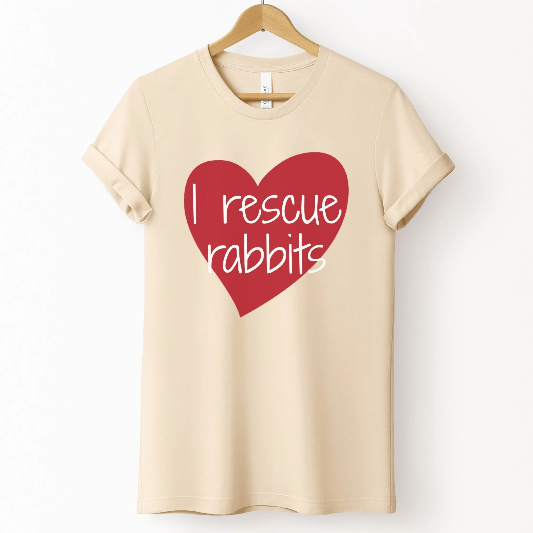I Rescue Rabbits Unisex T-Shirt - Image 6