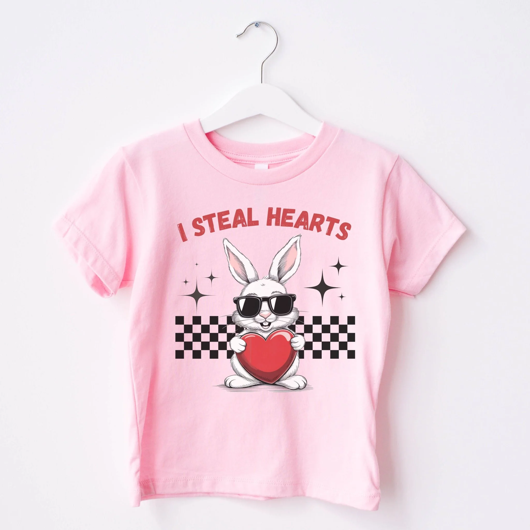 I Steal Hearts Toddler Short Sleeve Tee - Image 3