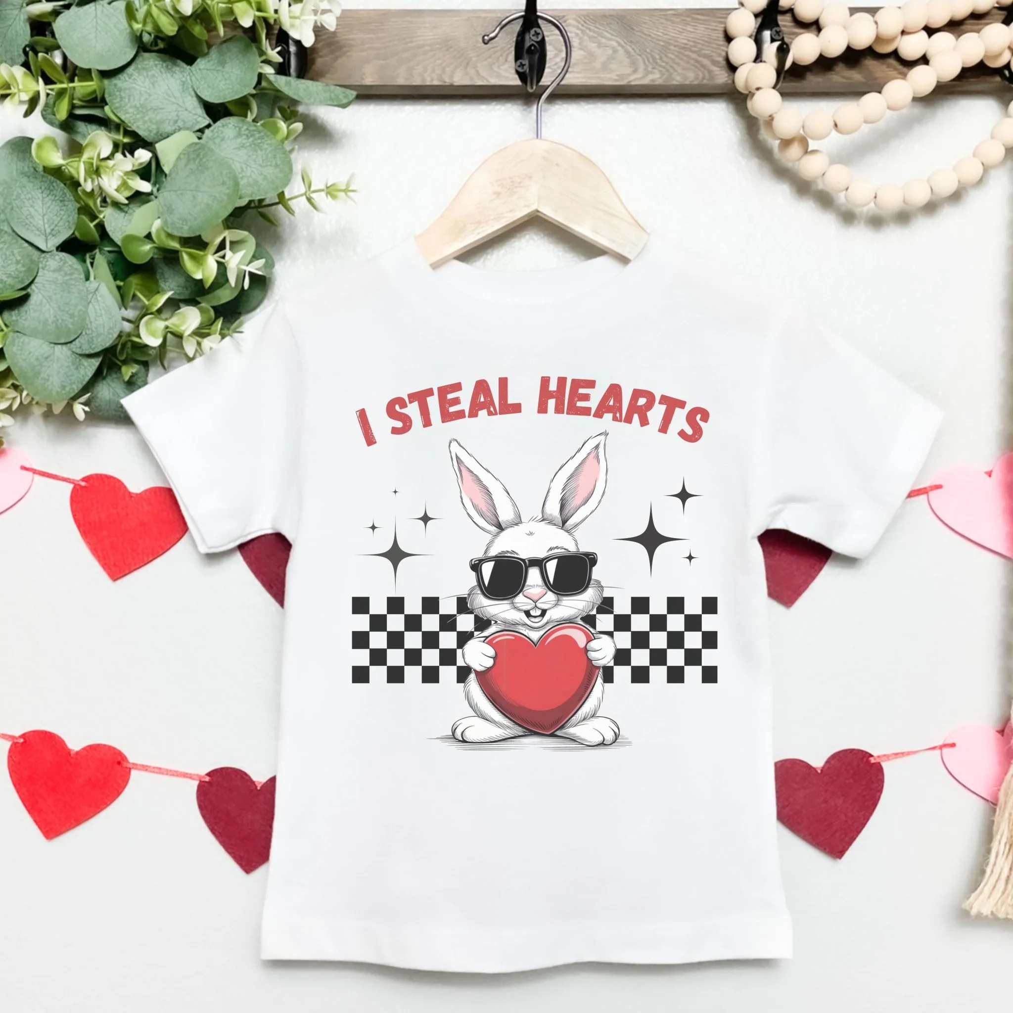 I Steal Hearts Toddler Short Sleeve Tee - Image 4