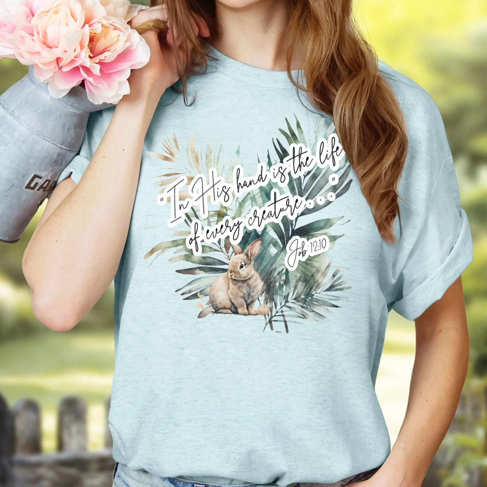 In His Hand Unisex T-Shirt - Image 3