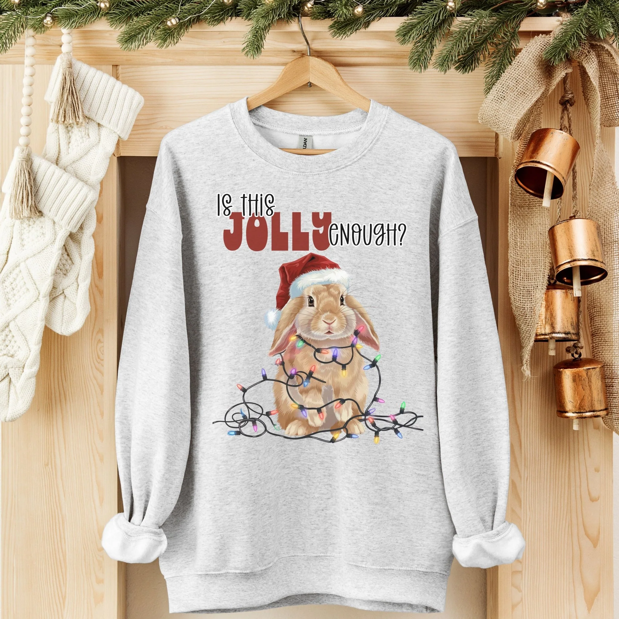 Is This Jolly Enough Unisex Sweatshirt - Image 3