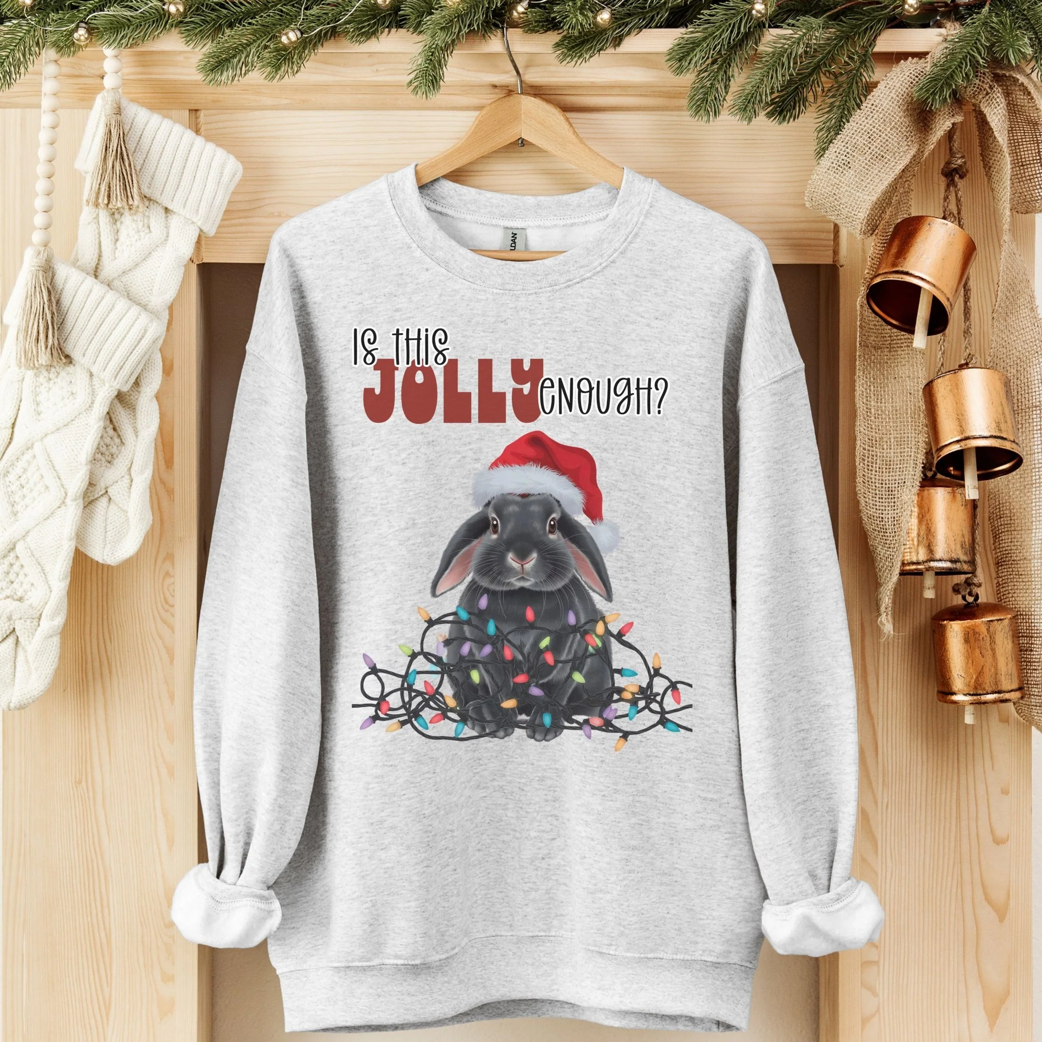 Is This Jolly Enough Unisex Sweatshirt - Image 6