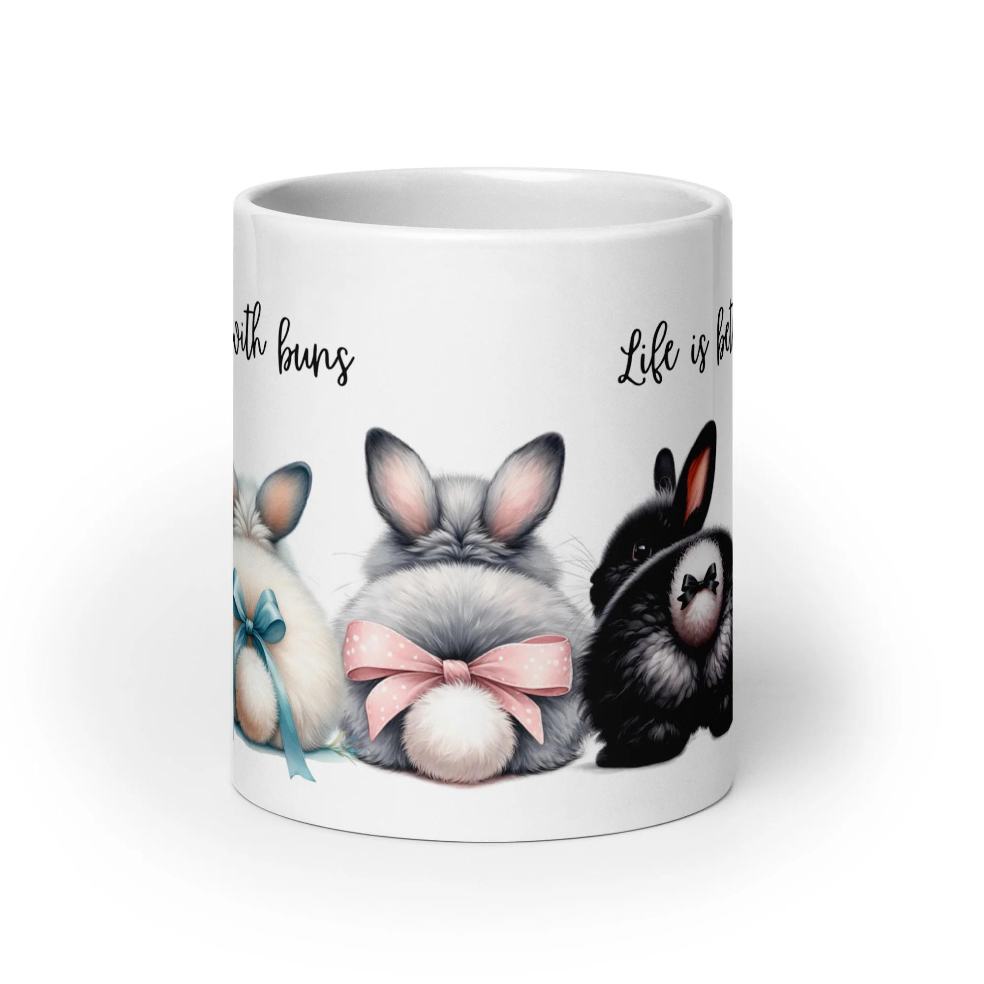 Life is Better With Buns Glossy Mug - Image 7