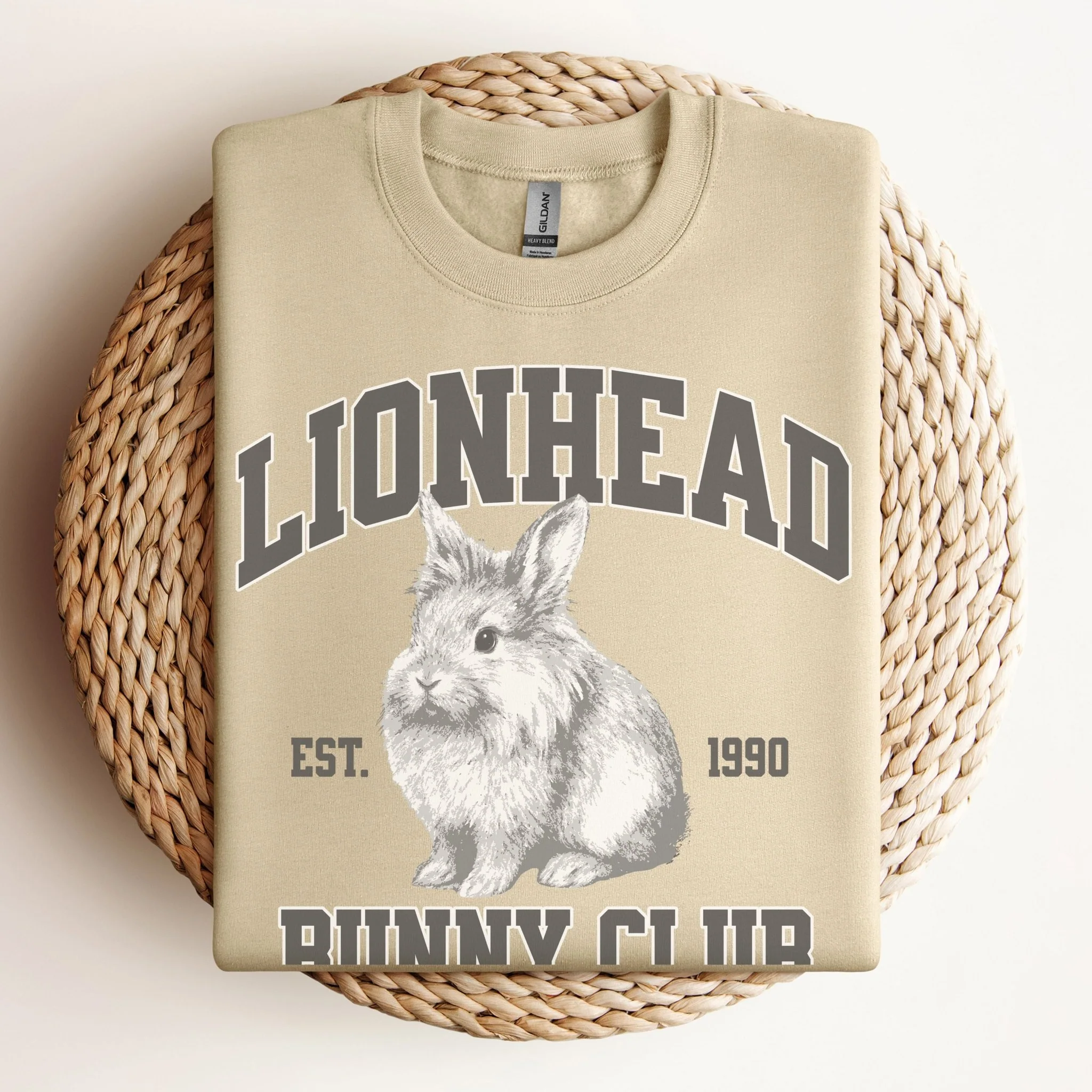 Lionhead Bunny Club Unisex Sweatshirt - Image 3