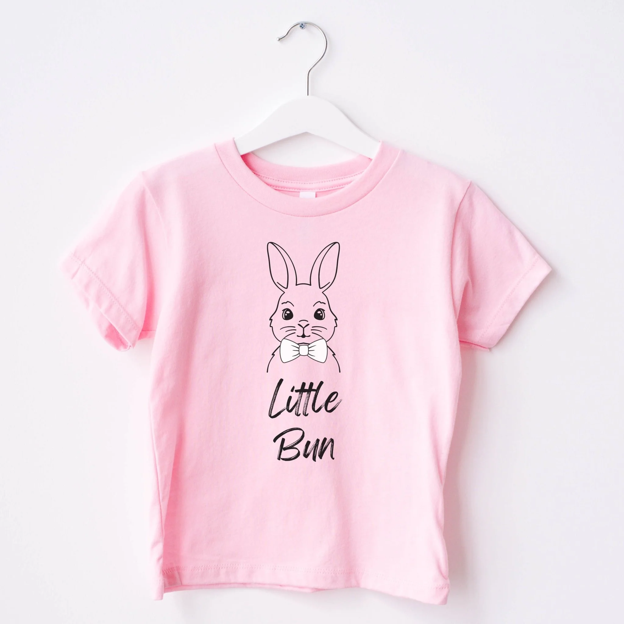 Little Bun Bowtie Toddler Short Sleeve Tee - Image 4