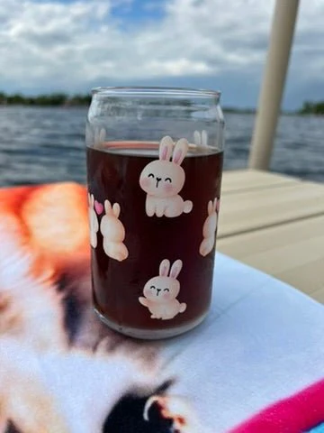 Love Bunnies Can-Shaped Glass - Image 5