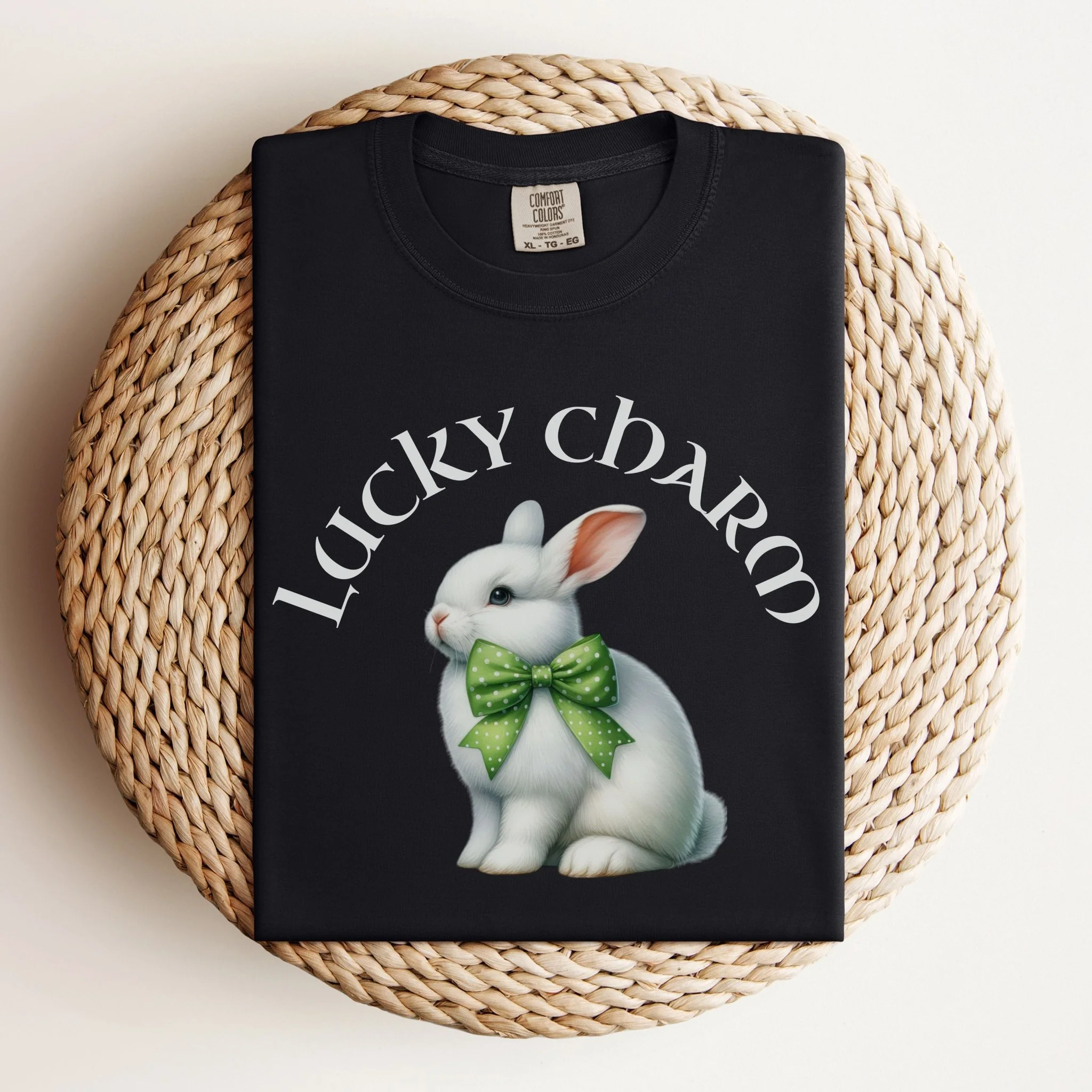 Lucky Charm Unisex Garment-dyed Heavyweight T-Shirt - Image 3