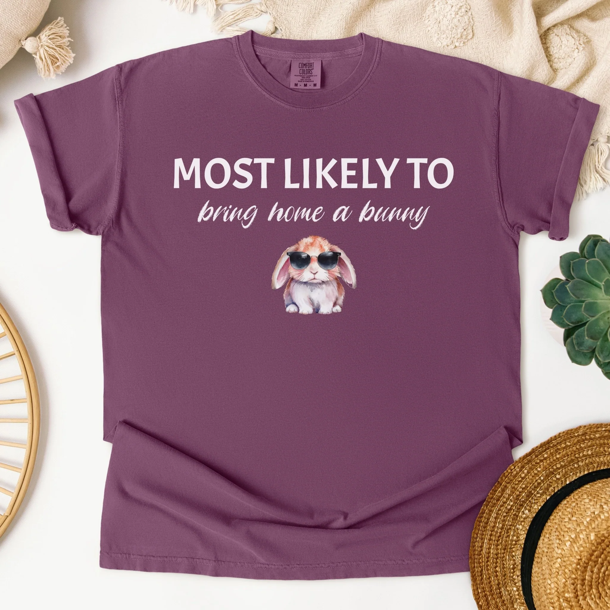 Most Likely To Unisex Garment-dyed Heavyweight T-Shirt - Image 3