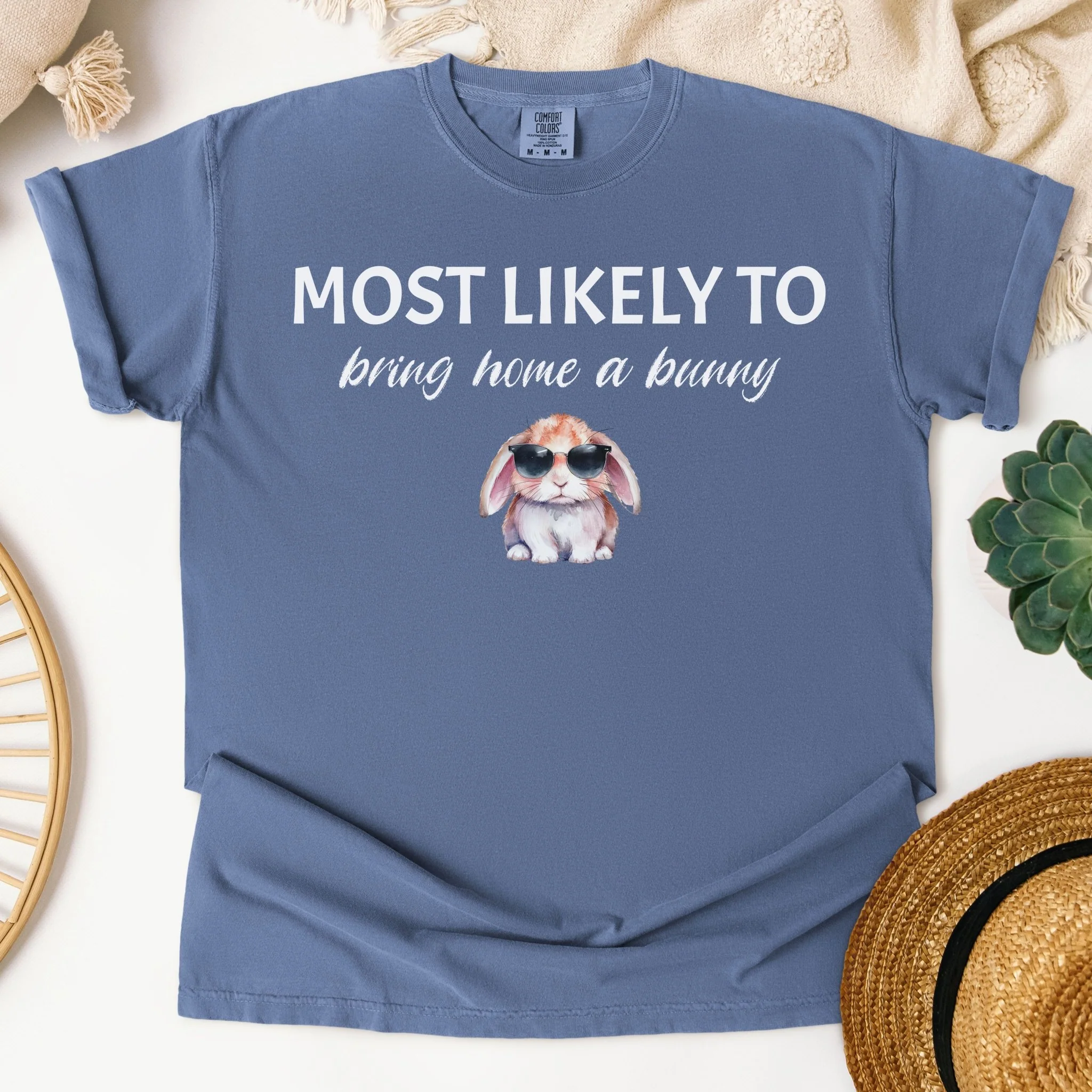 Most Likely To Unisex Garment-dyed Heavyweight T-Shirt - Image 4