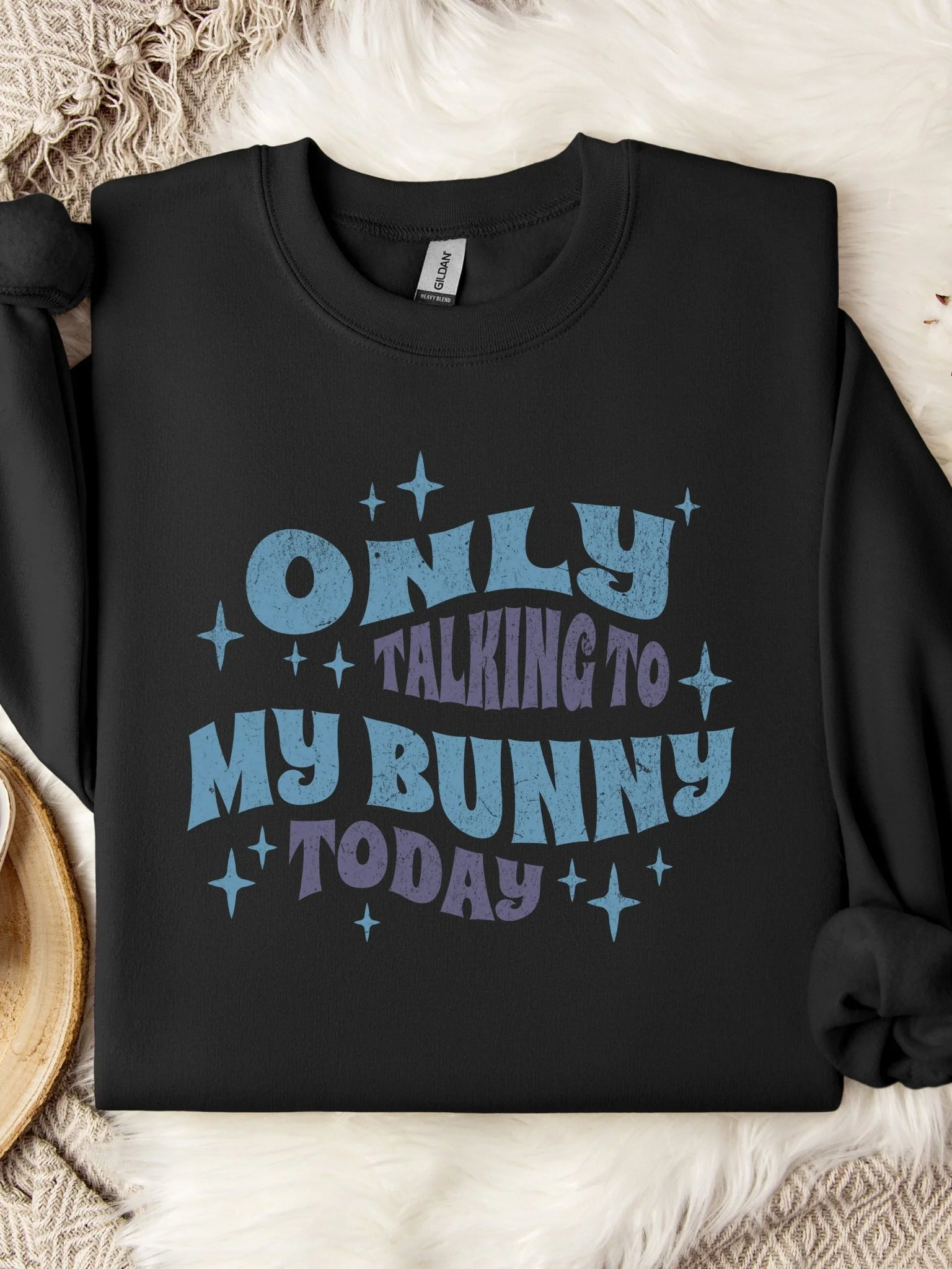 Only Talking To My Bunny Unisex Sweatshirt - Image 4