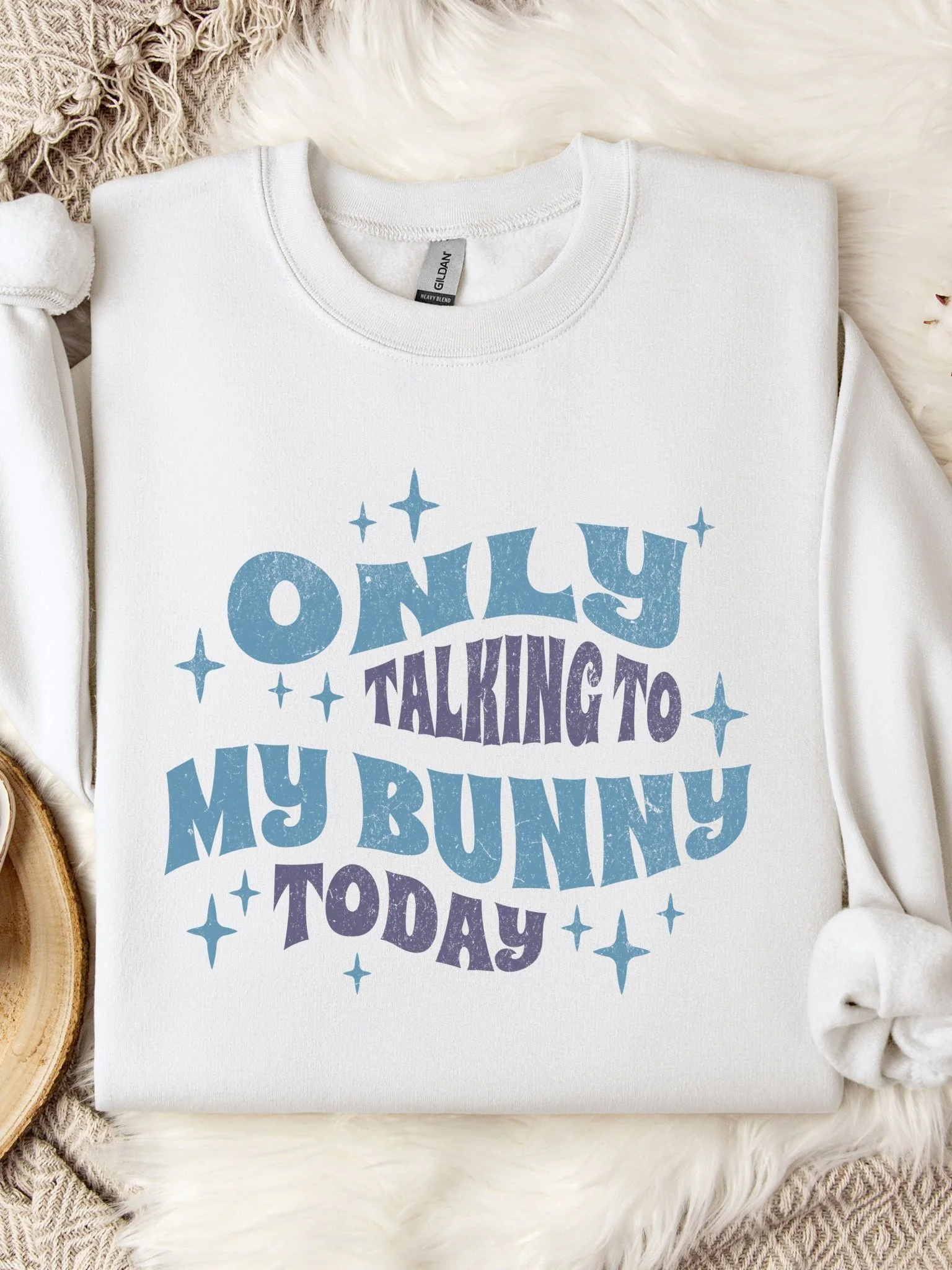 Only Talking To My Bunny Unisex Sweatshirt - Image 5