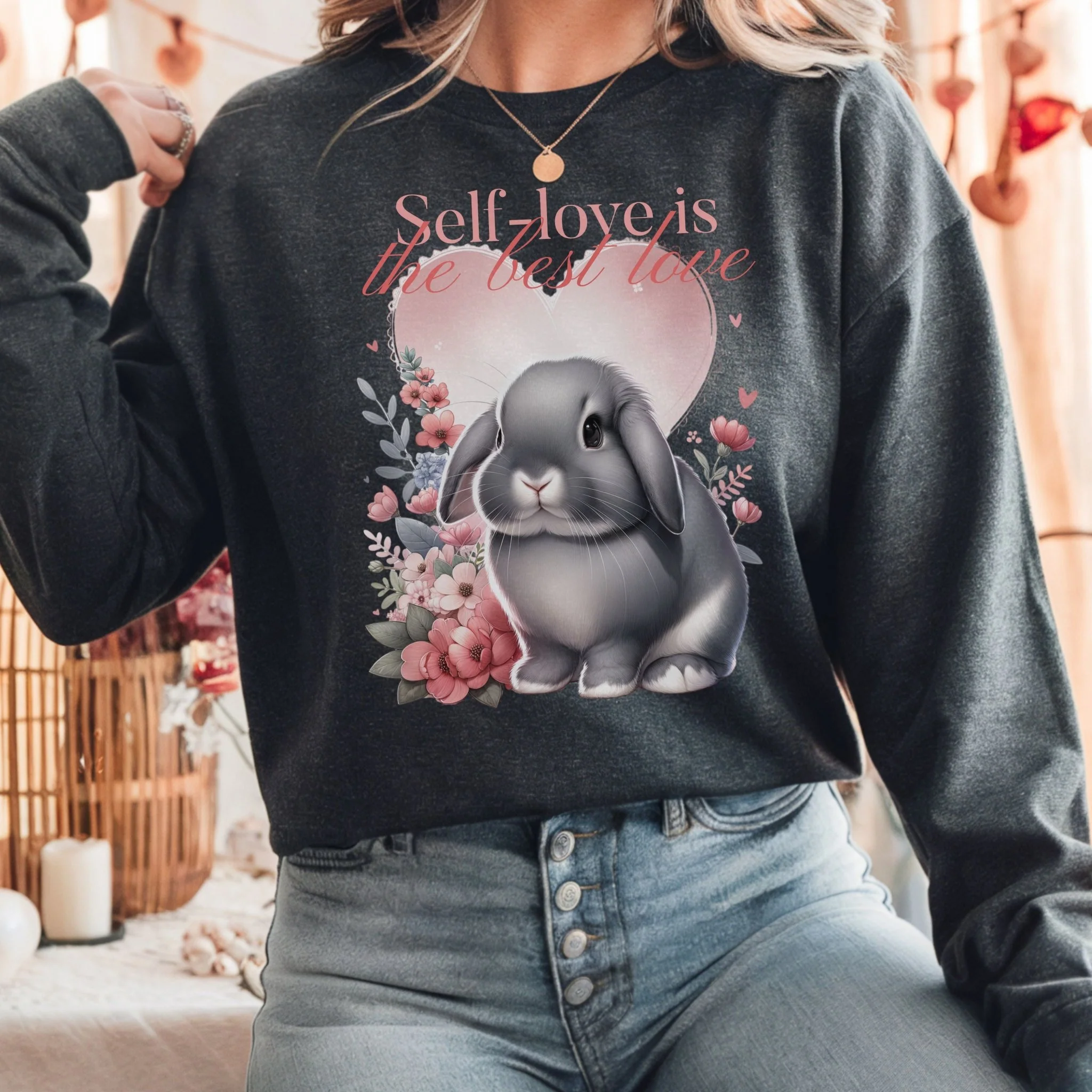 Self-Love is The Best Love Unisex Sweatshirt - Image 2