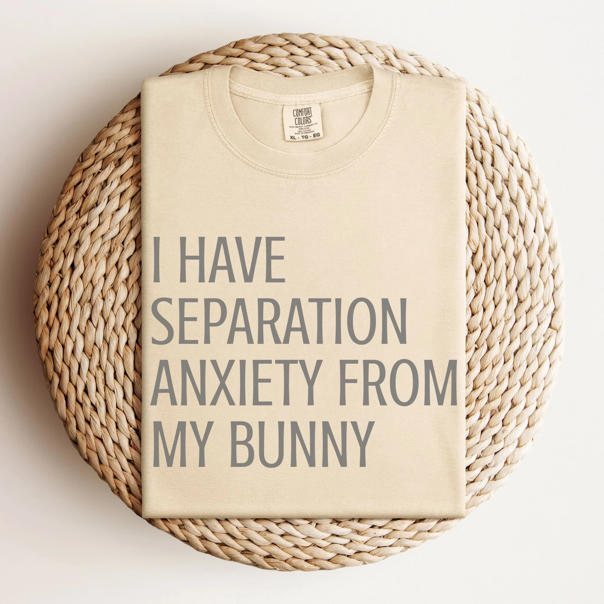 Separation Anxiety Unisex Garment-dyed Heavyweight T-Shirt - Image 10