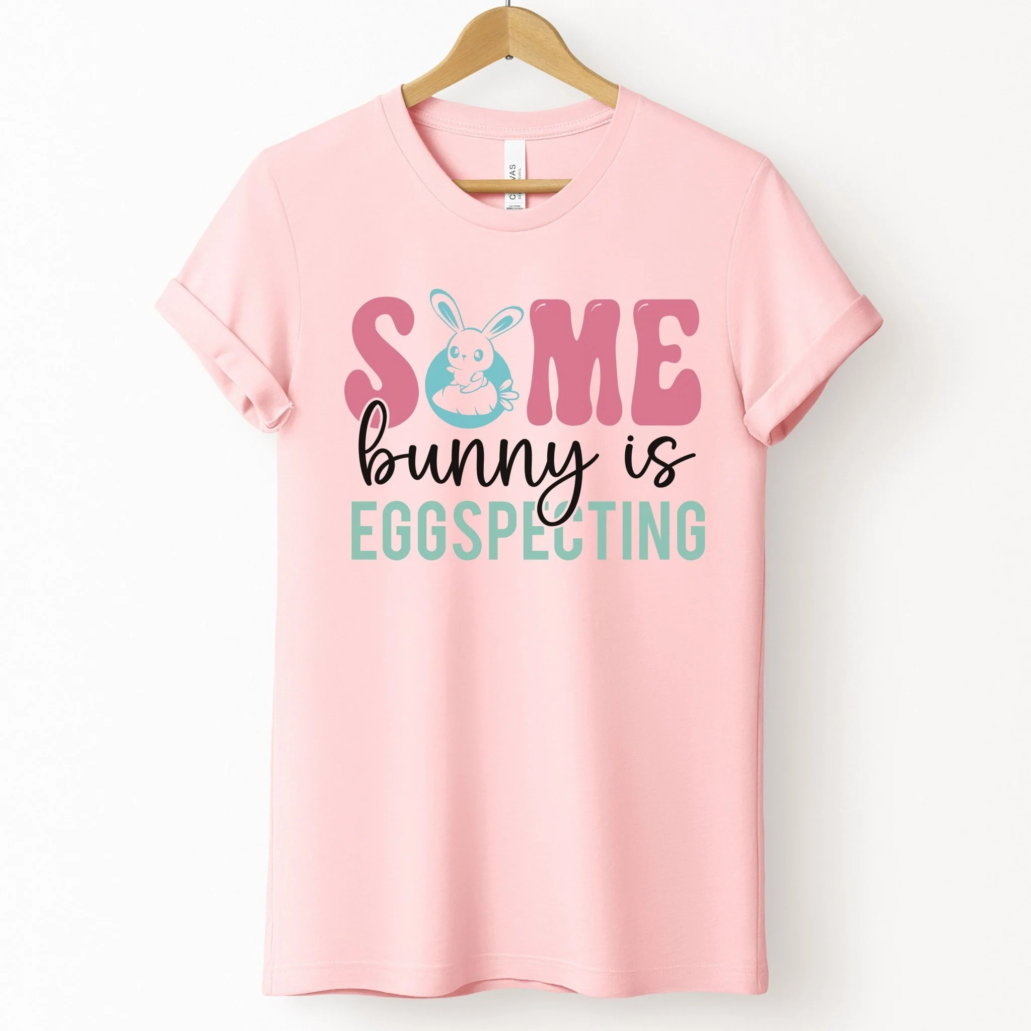 Some Bunny is Eggspecting Unisex T-Shirt - Image 4