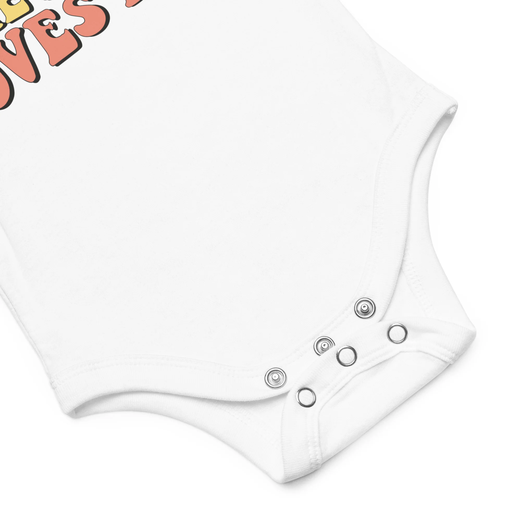 Some Bunny Loves You Baby Short Sleeve One Piece - Image 5