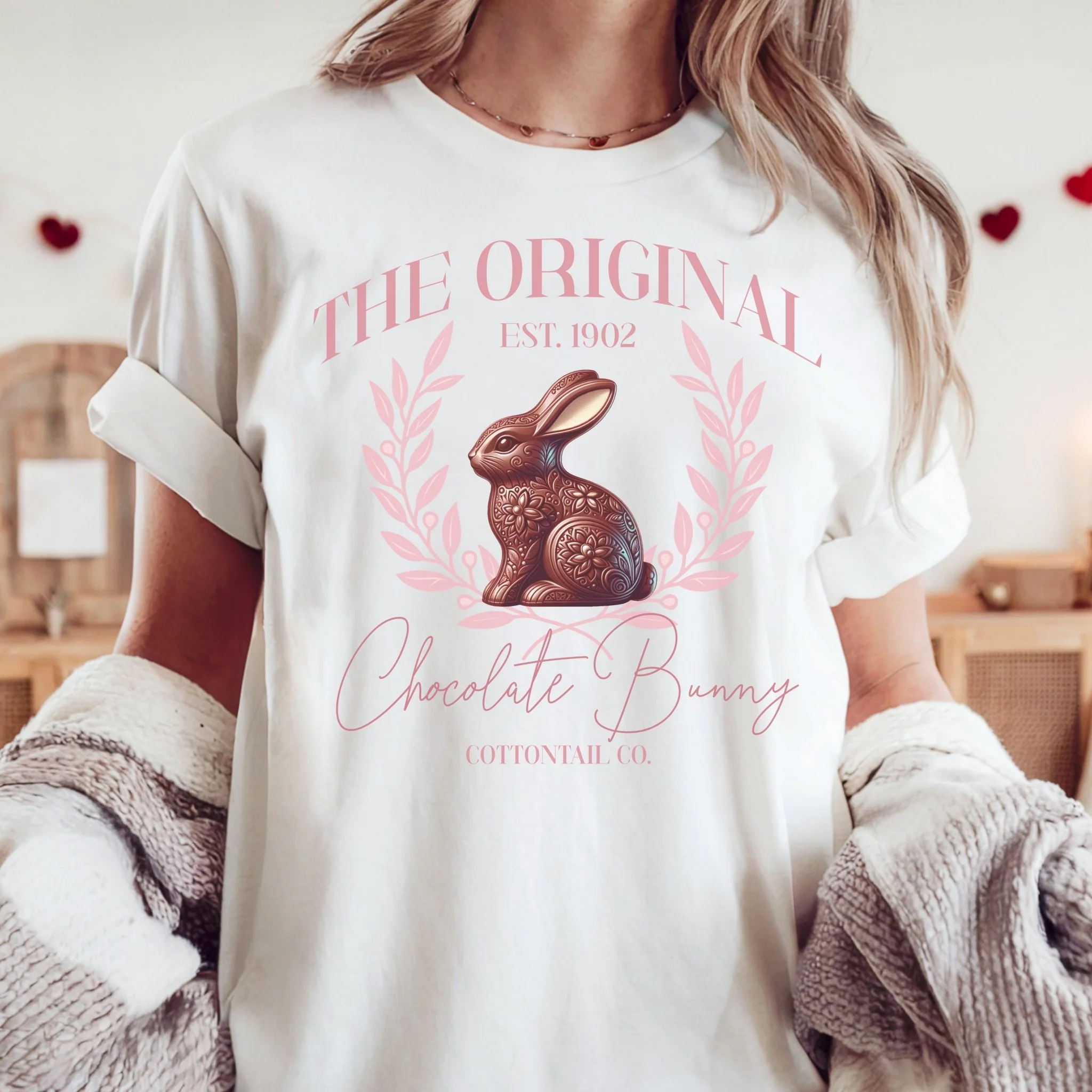 The Original Chocolate Bunny Unisex T-Shirt - Image 2