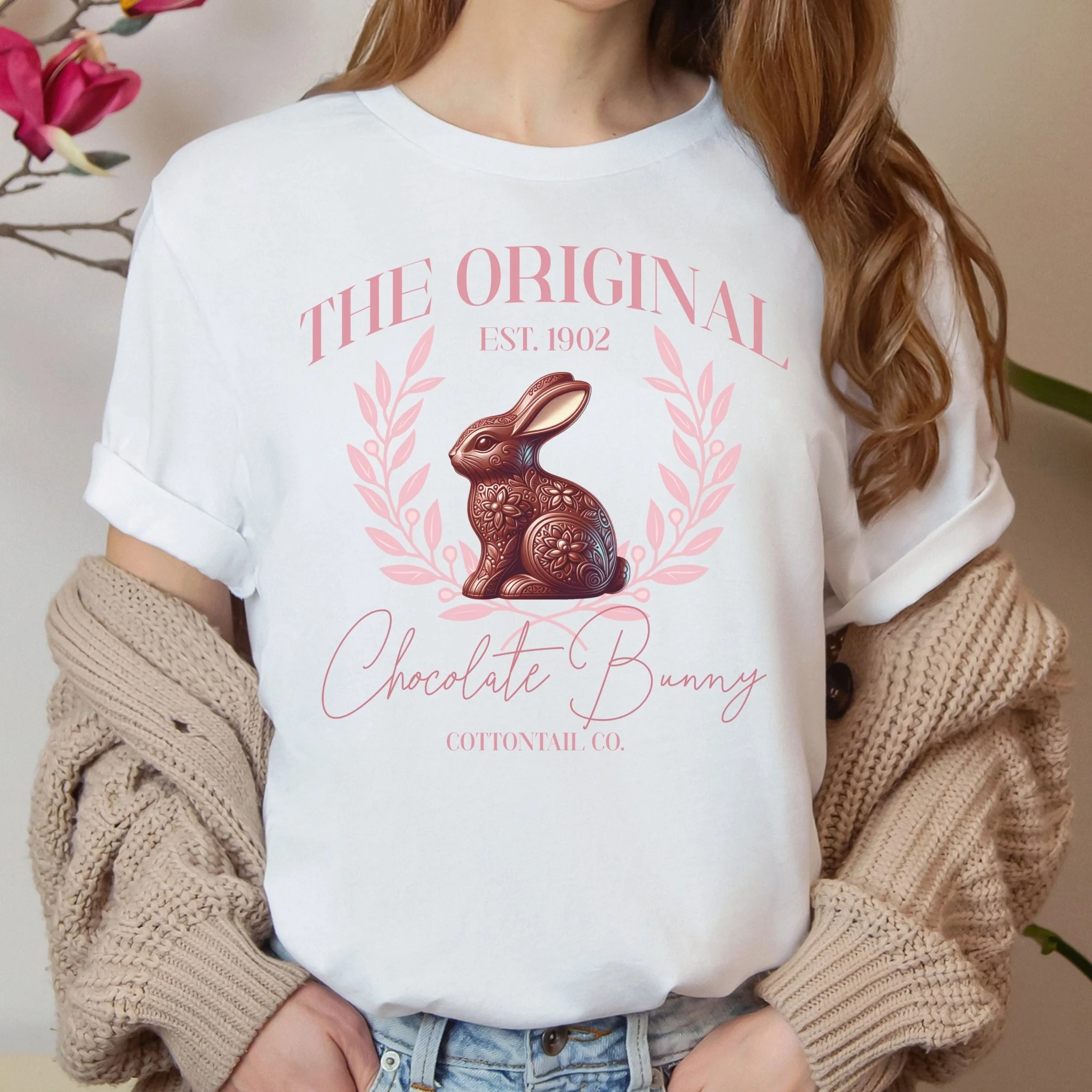 The Original Chocolate Bunny Unisex T-Shirt - Image 3